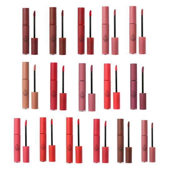 3CE Velvet Lip Tint 4g - Long Lasting Matte Liquid Lipstick, Vegan & Cruelty Free, 20 Trendy Shades for Daily Makeup & Special Occasions