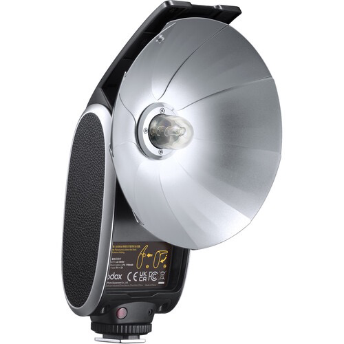 Godox Lux Senior Retro Camera Flash for DSLR & Mirrorless Cameras - Vintage Style Flash with LED Light for Photography, Portraits & Events