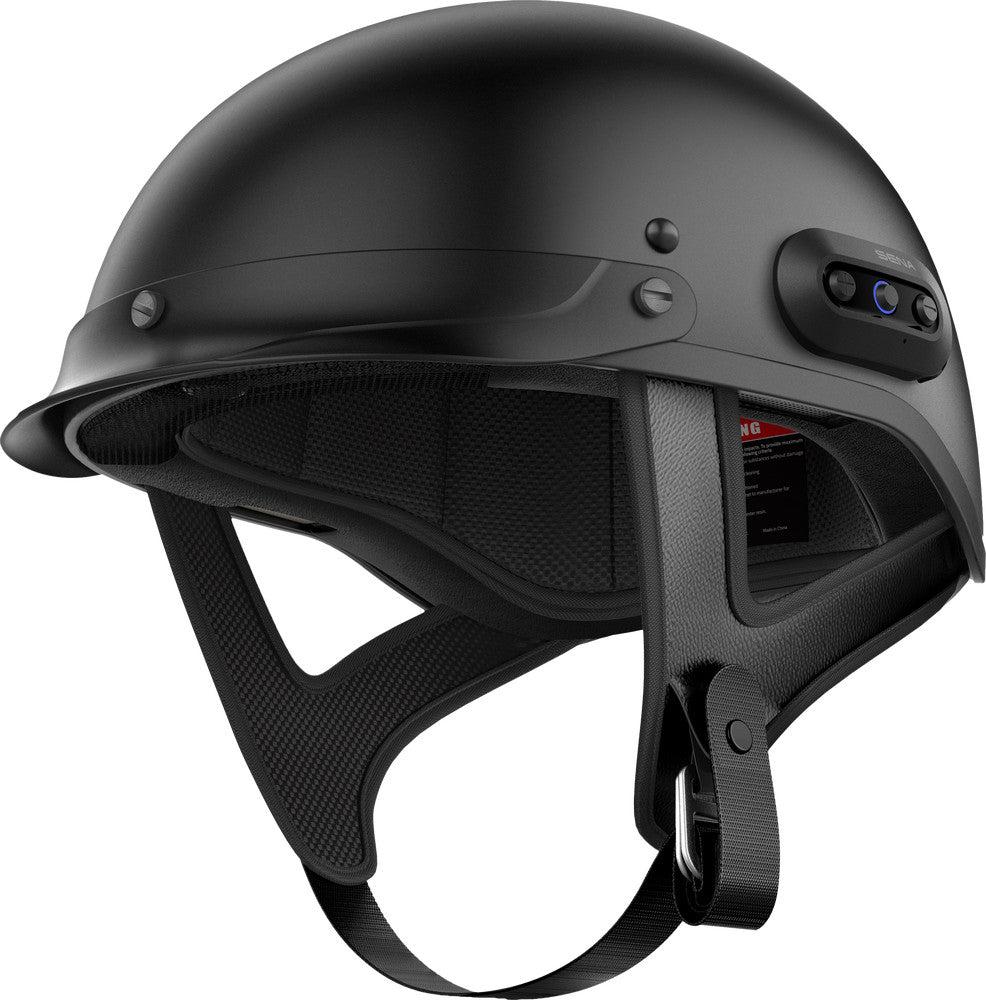 SENA Cavalry 2 Bluetooth Half Helmet for Motorcycle Riders - Lightweight DOT Approved Bike Helmet with Built-in Speakers & Mic - Perfect for Commuting, Touring and Urban Riding