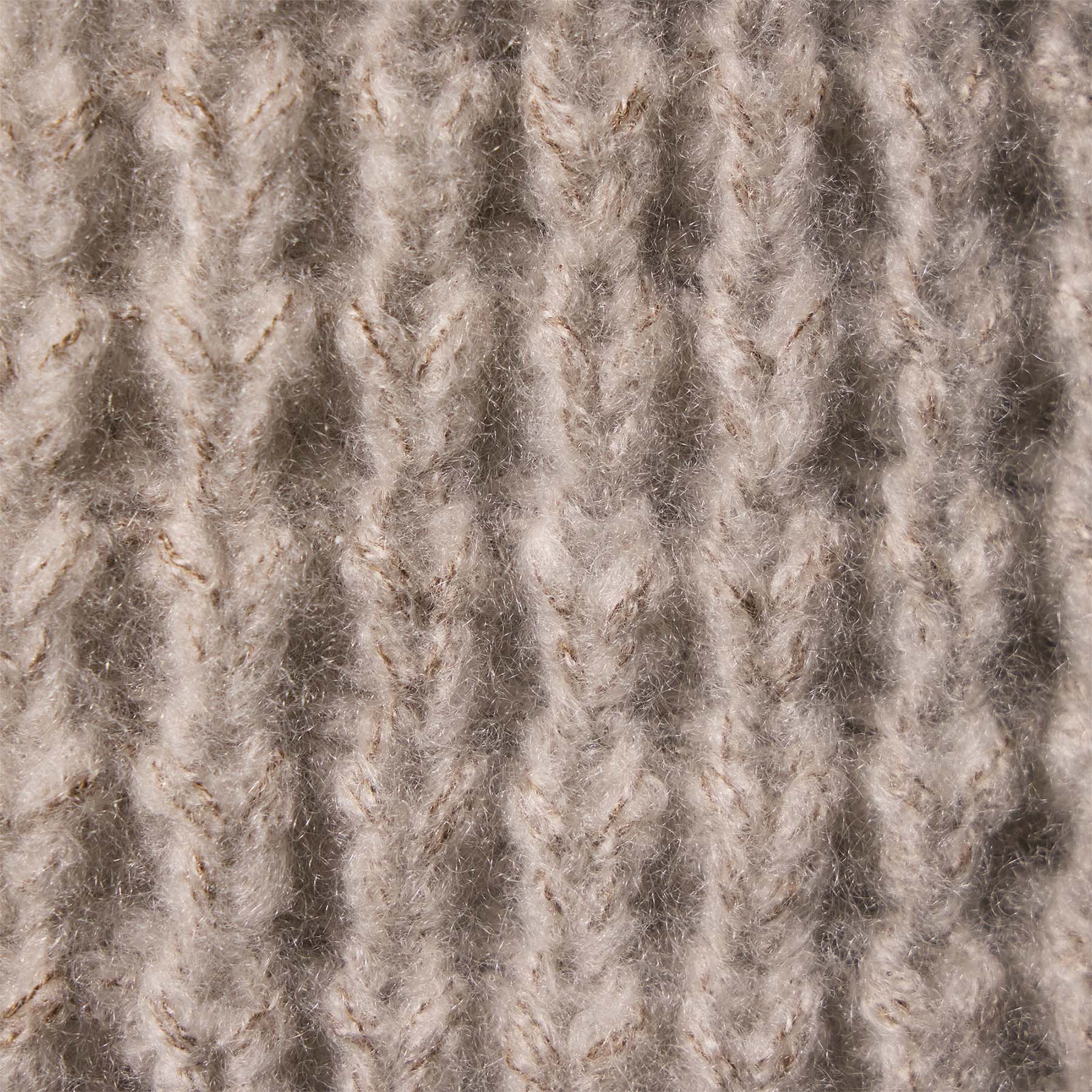 Luxury Cashmere Chunky Waffle Knit Cardigan Sweater for Women - Soft Hazel Brown Winter Pullover | Cozy Lounge Wear & Office Outfit