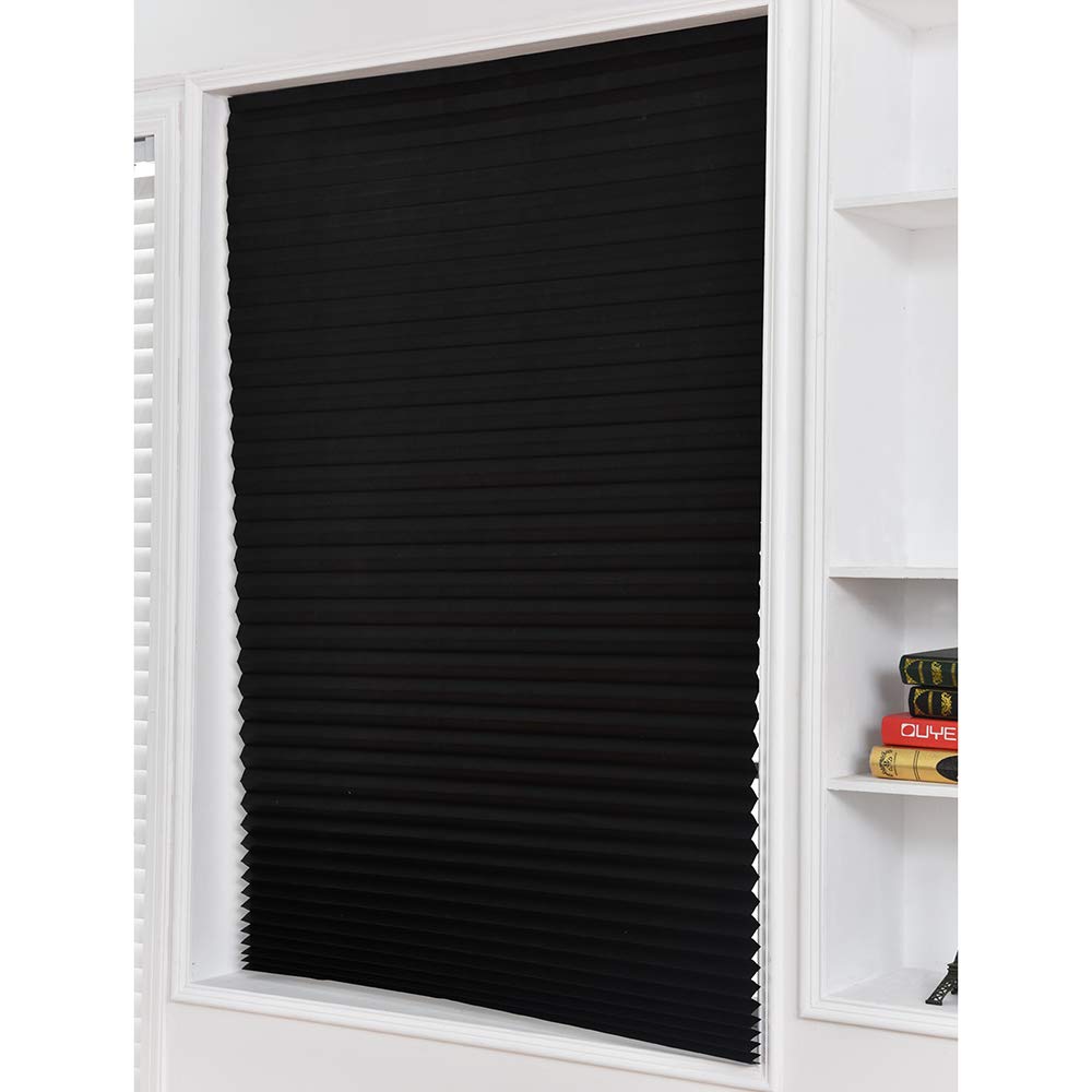 Decdeal Cordless Blackout Pleated Window Shades - 35