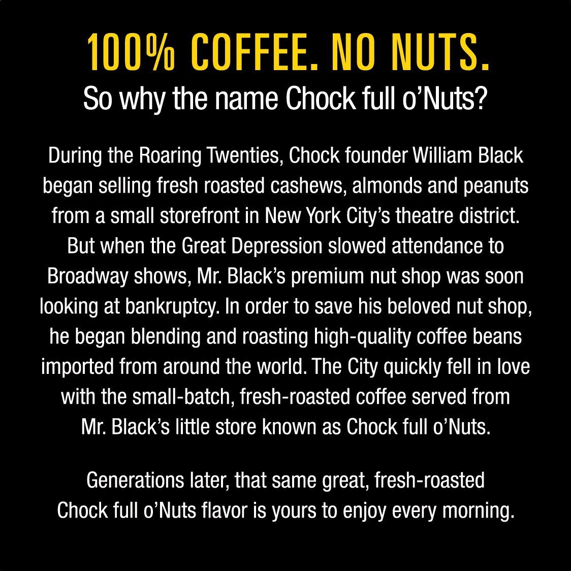 Chock Full o'Nuts 100% Colombian Medium Roast Coffee Pods - 36 Single Serve Cups for Keurig Machines | Perfect for Home, Office & Breakfast Brewing
