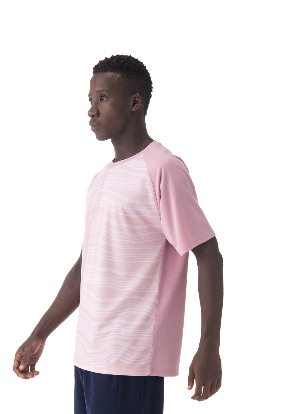 Yonex YM0050EX Men's Crew Neck Team Shirt - Breathable Performance Tennis & Badminton Jersey for Sports & Training