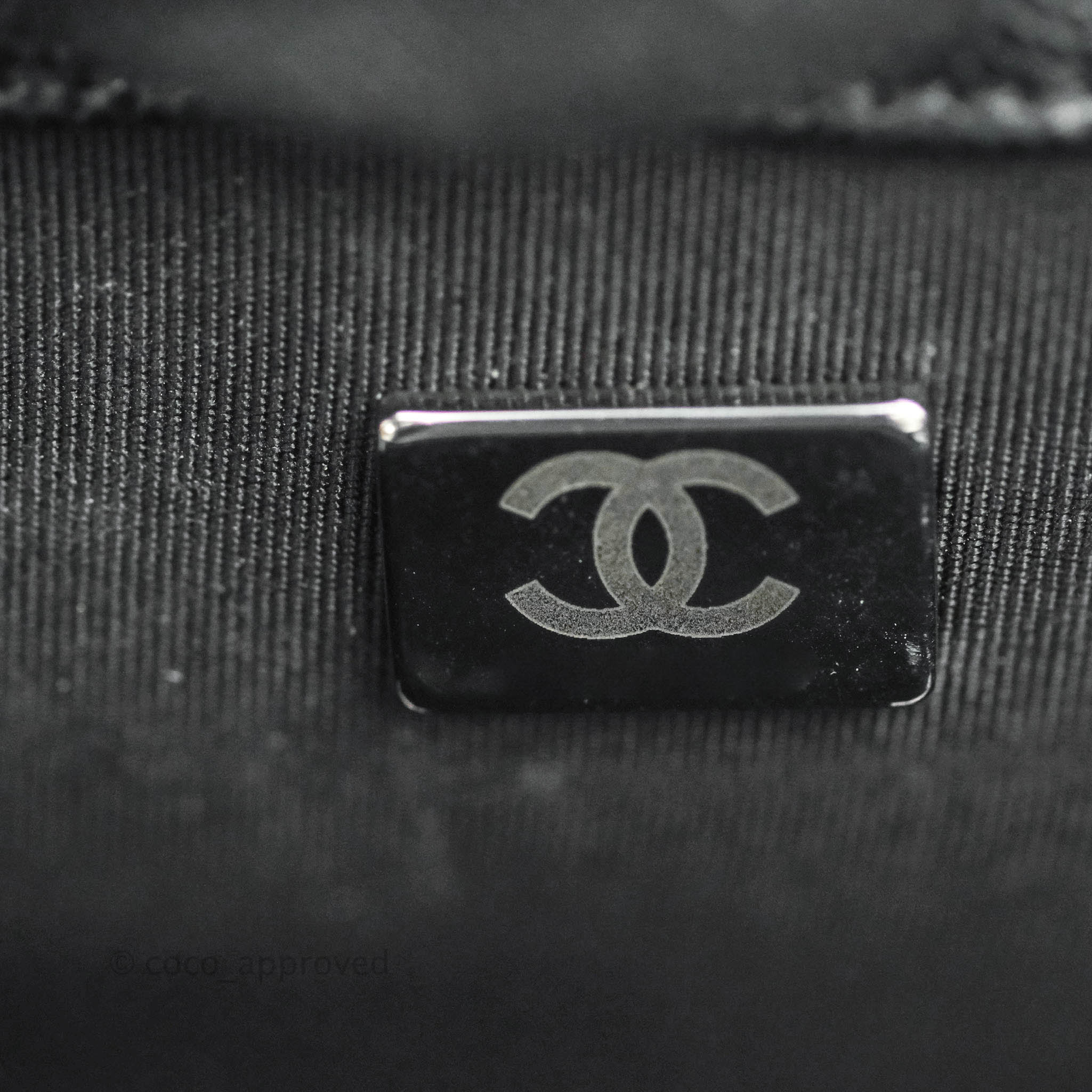 Chanel Boy Quilted Medium Handbag in Black Caviar Leather with Ruthenium Hardware - Perfect for Evening Events, Parties & Luxury Fashion Accessories