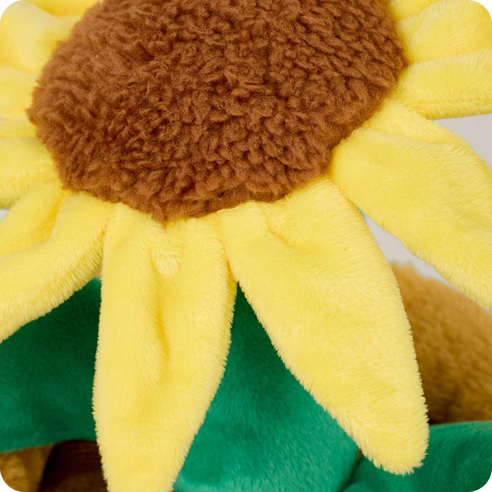 Yellow Flower Pot Warmies - Microwaveable Heating Pad for Pain Relief & Stress Relief - Perfect for Home, Office & Travel