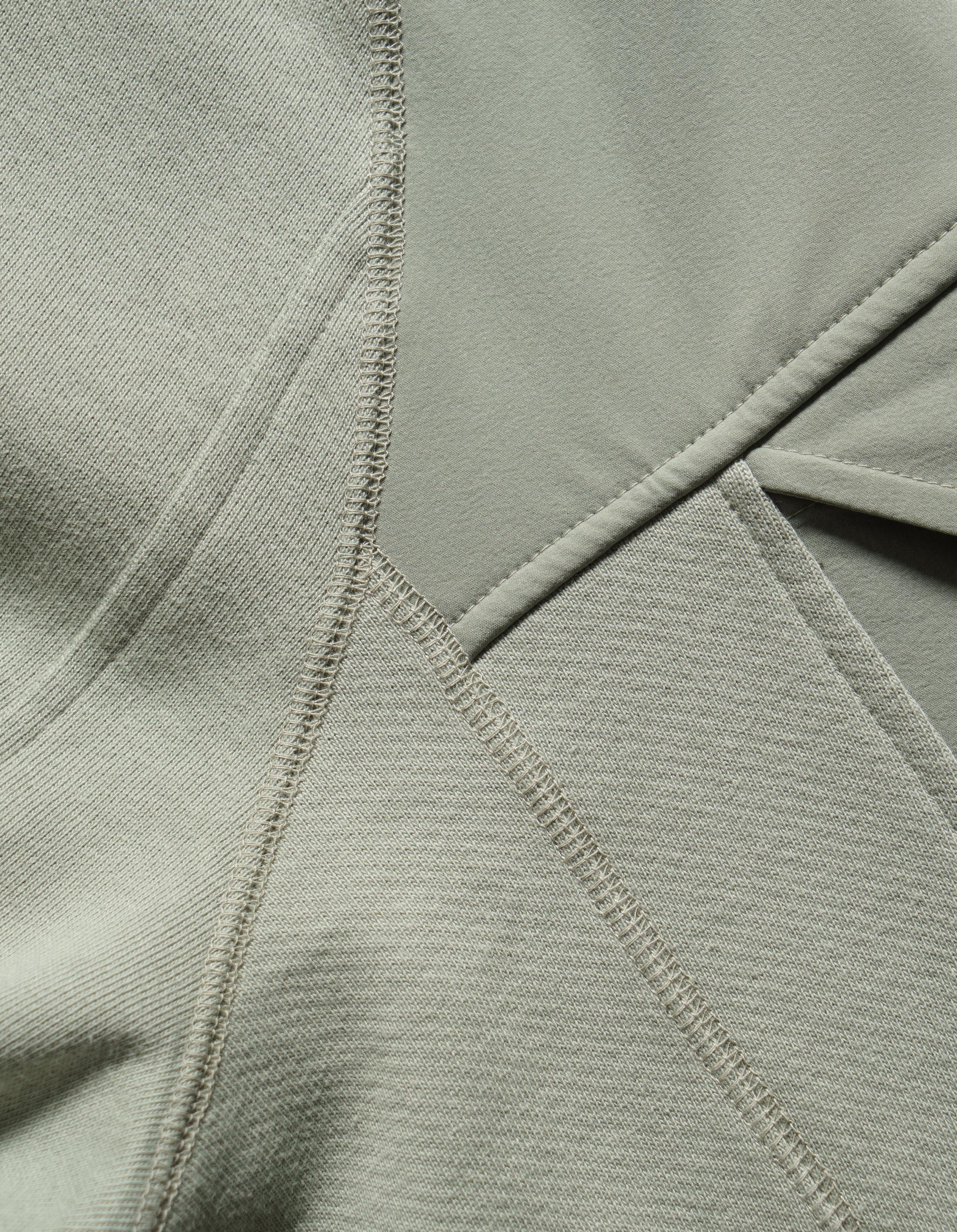 6044 Organic Cotton Articulated Hoody for Men & Women - Eco-Friendly Sage Green Pullover Hoodie for Outdoor Activities & Casual Wear
