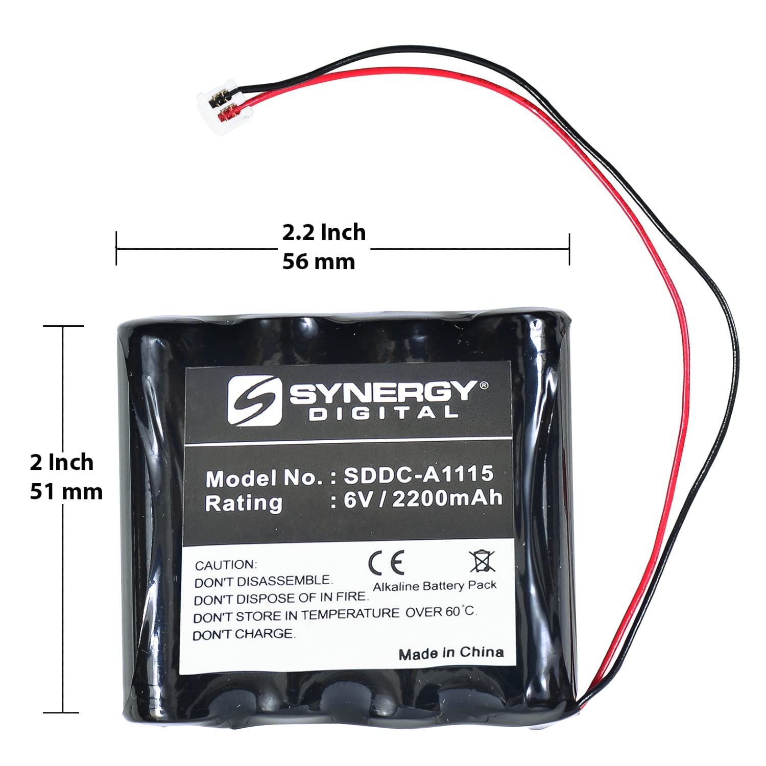 Saflok MT Door Lock Battery Combo-Pack - 5 x SDDC-A1115 Batteries for Electronic Locks | Secure Access for Hotels & Commercial Buildings