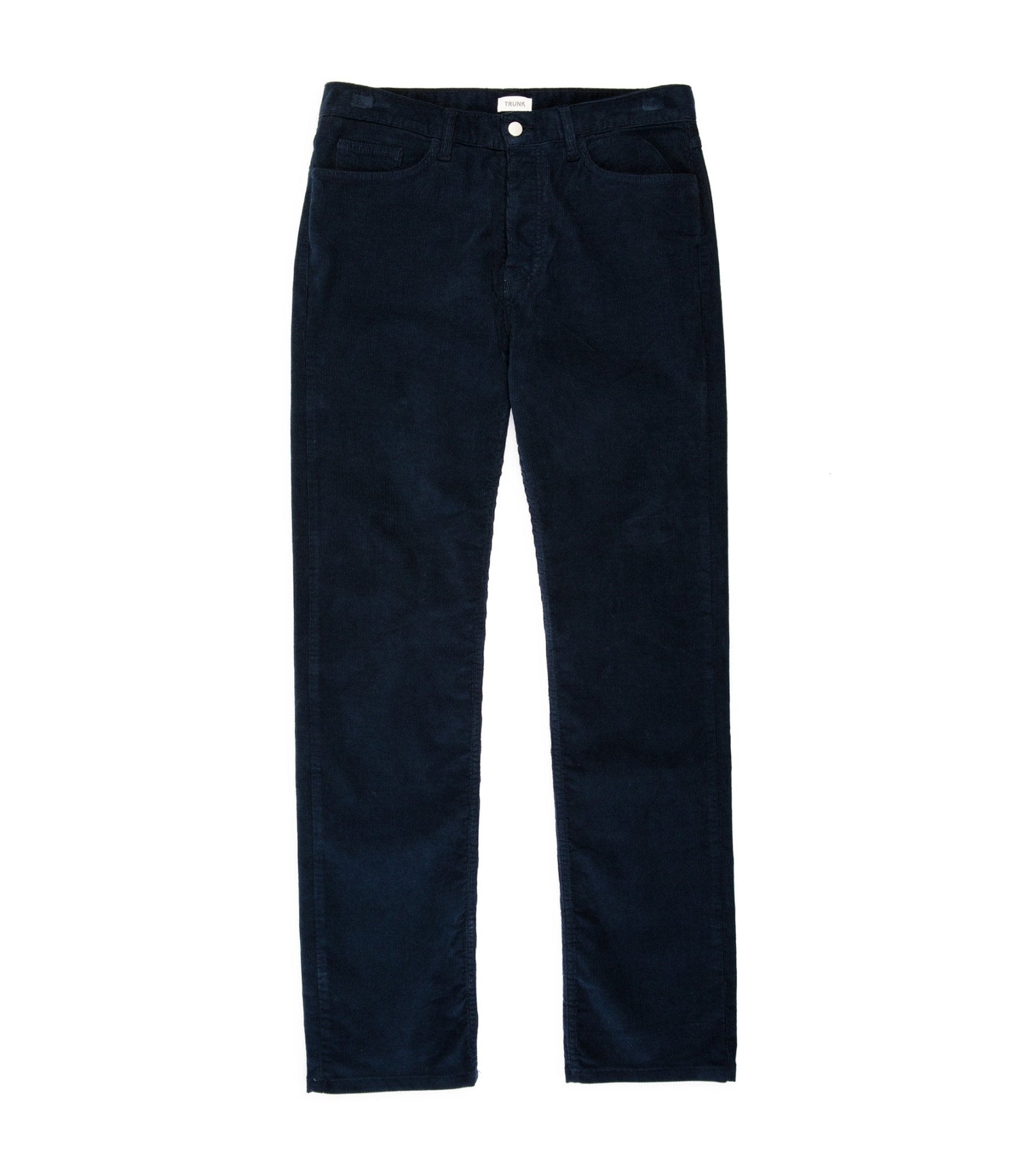 Trunk Duke Corduroy 5 Pocket Trousers for Men - Navy Blue Casual Pants | Perfect for Office, Travel & Everyday Wear