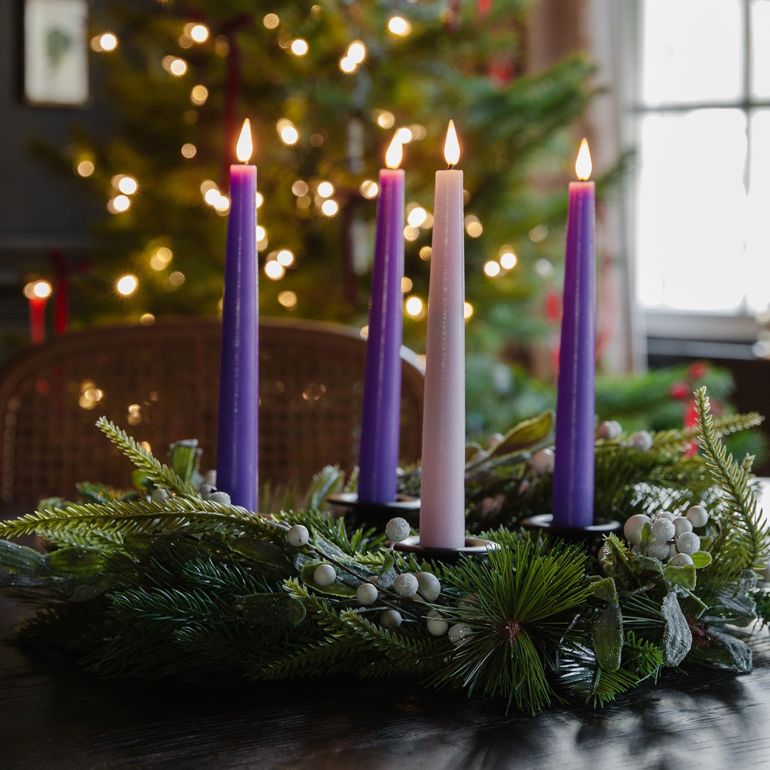 Battery Operated Flameless Candles Set of 4 - 9
