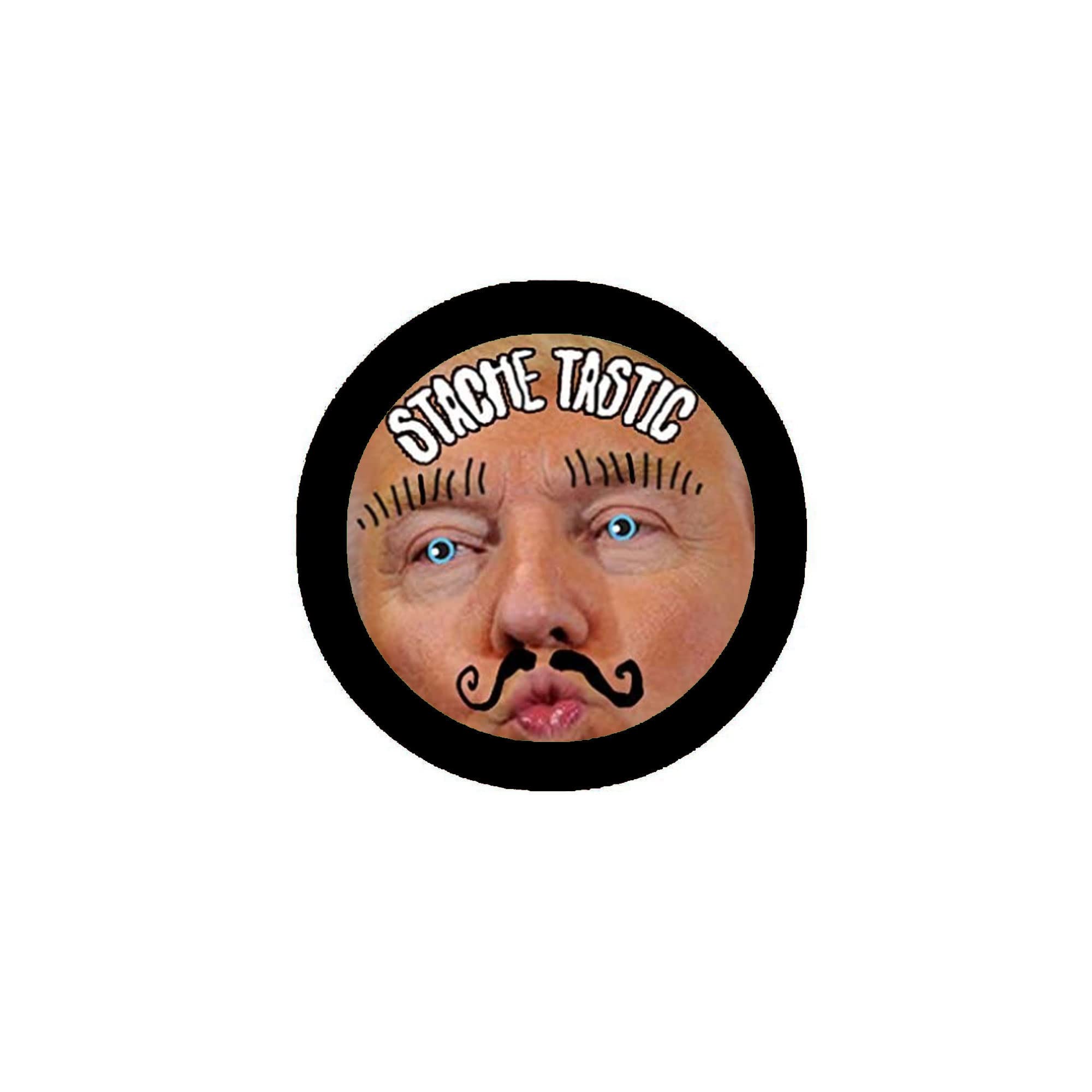 3 Inch Funny Mustache Fridge Magnet - Hilarious Donald Trump Novelty Gift for Kitchen & Office Decor | Perfect for Gag Gifts, Whiteboard Accessories, and Humorous Home Decor