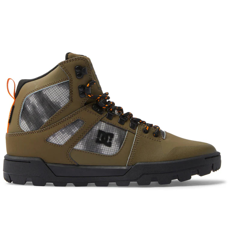2024 DC Pure High Top Waterproof Boots - Men's & Women's Skate Shoes for Outdoor, Hiking & Winter Wear - Non-Slip Durable Sneakers for Work & Casual Style