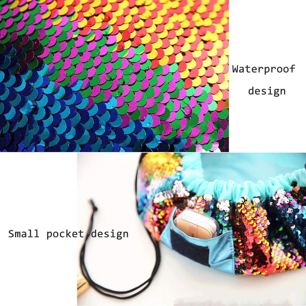Waterproof Travel Cosmetic Bag - Large Capacity Makeup Organizer for Beauticians & Professionals | Portable Quick Pack for Gym, Beach & Business Trips