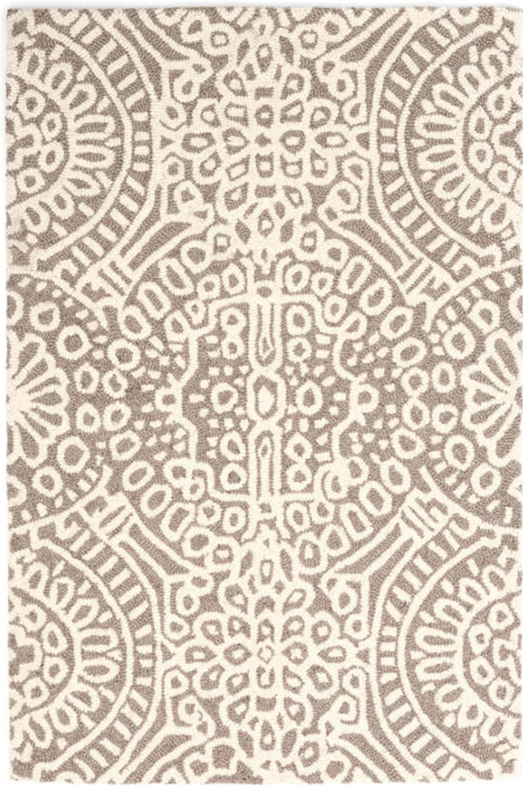 Premium Handmade Temple Wool Rug - Soft & Durable Taupe Area Rug for Living Room, Bedroom, or Meditation Space - Eco-Friendly Natural Fiber Home Decor