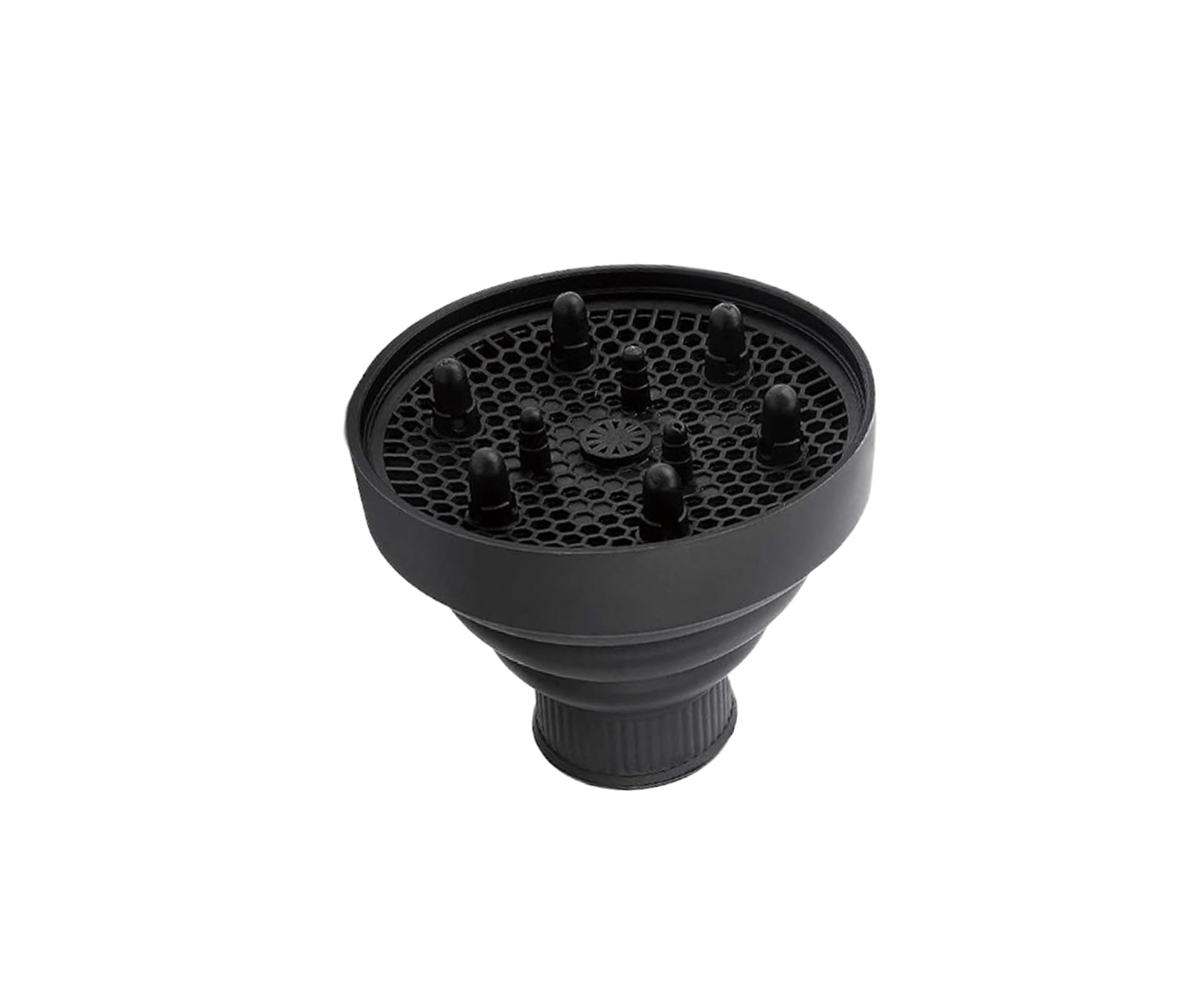 Universal Hair Diffuser Attachment for Curly Hair - Travel & Home Use Hair Dryer Diffuser with Comb - Perfect for Enhancing Curls & Reducing Frizz (Includes 1 Diffuser & 1 Styling Comb) - Ideal for Salons, Home Styling & On-the-Go Hair Care