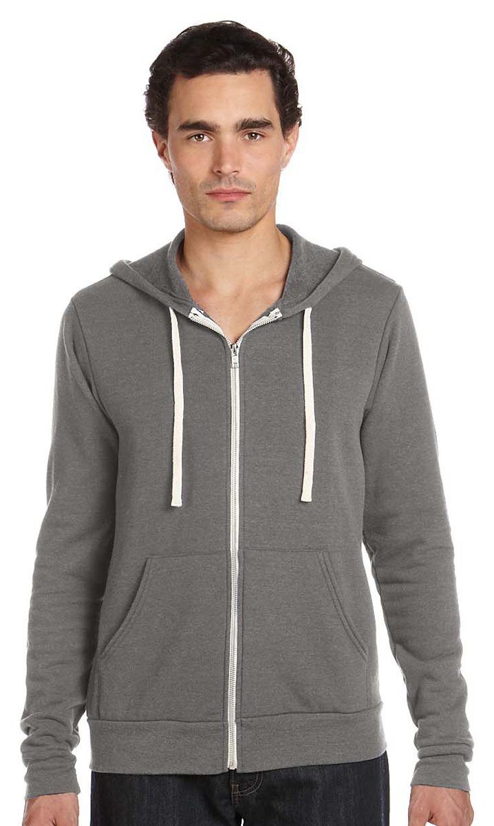 Canvas 3909 Bella Unisex Tri-Blend Full-Zip Hoodie - Soft & Comfortable Pullover for Men & Women - Perfect for Casual Wear, Gym, and Outdoor Activities