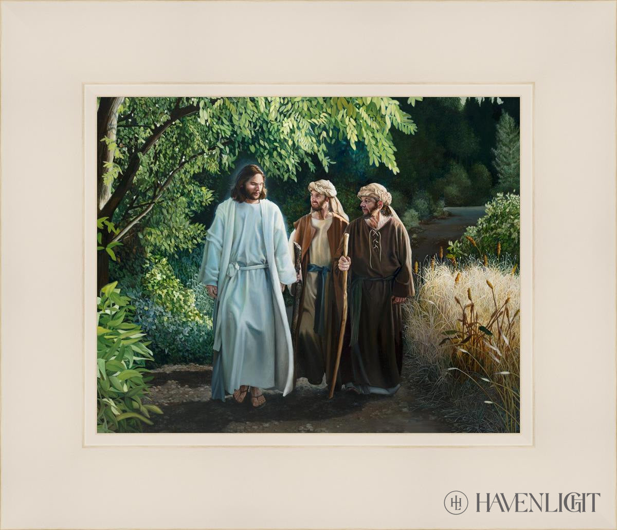 Emmaus By Liz Lemon Swindle - Inspirational Christian Wall Art for Home & Church Decor | Perfect for Living Room, Bedroom & Office