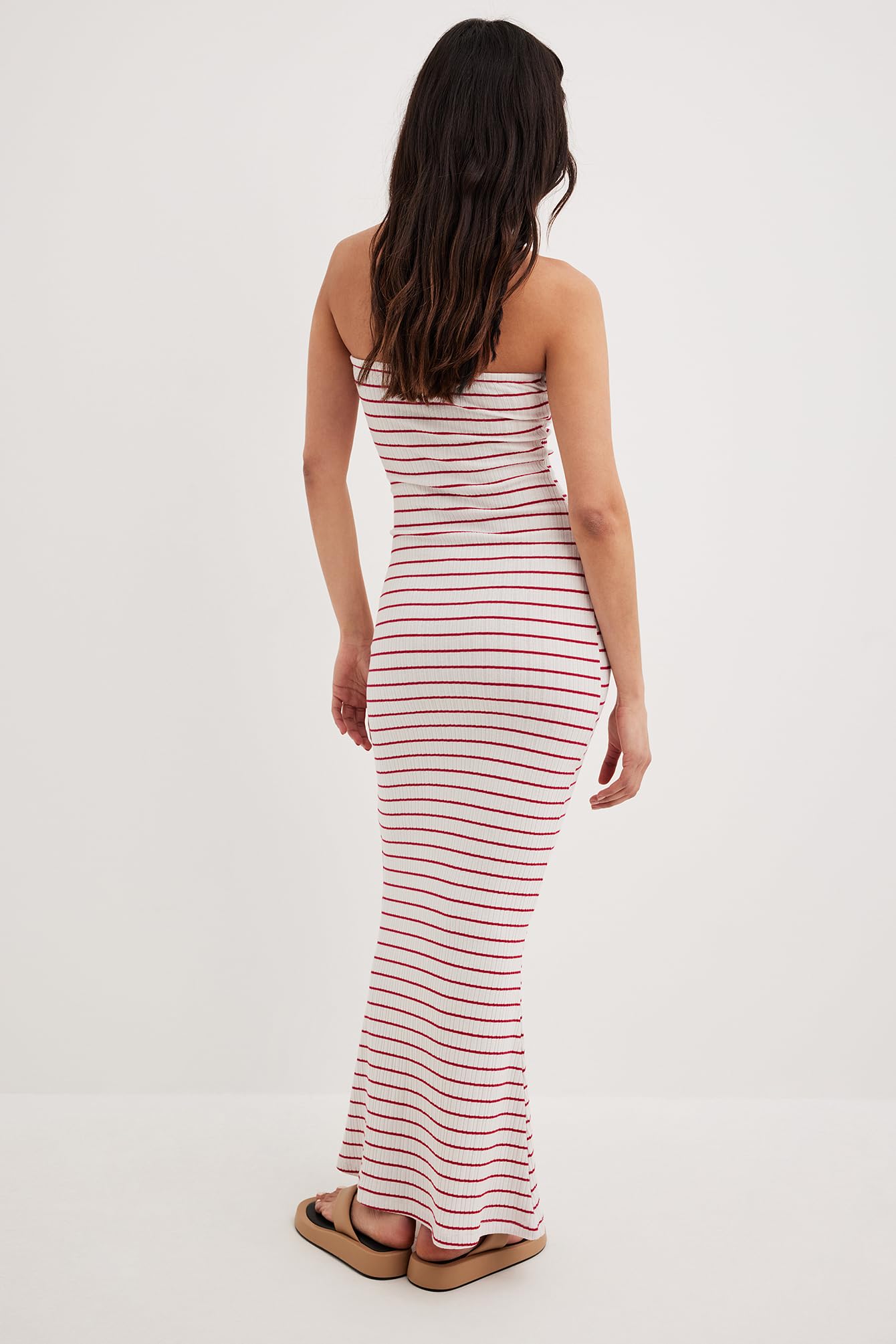Strapless Knitted Maxi Dress for Women - Sexy Backless Bodycon Long Tube Dress for Summer, Elegant Club & Party Wear | Perfect for Beach Outings, Evening Events & Nightlife