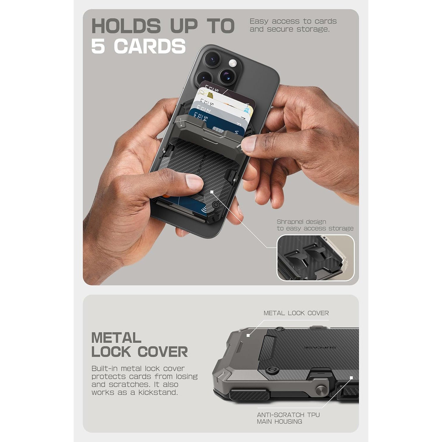 MagFlip Magnetic Wallet with Stand - Carbon Fiber RFID Blocking Slim Minimalist Wallet for Men - Perfect for Travel, Business & Everyday Carry