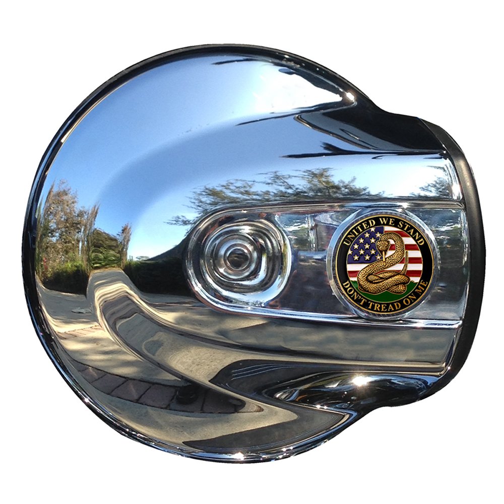 Don't Tread On Me Harley Air Cleaner Coin Mount Set - American Flag Biker Accessories for Harley Davidson Motorcycles - Perfect for Custom Bike Builds and Motorcycle Enthusiasts