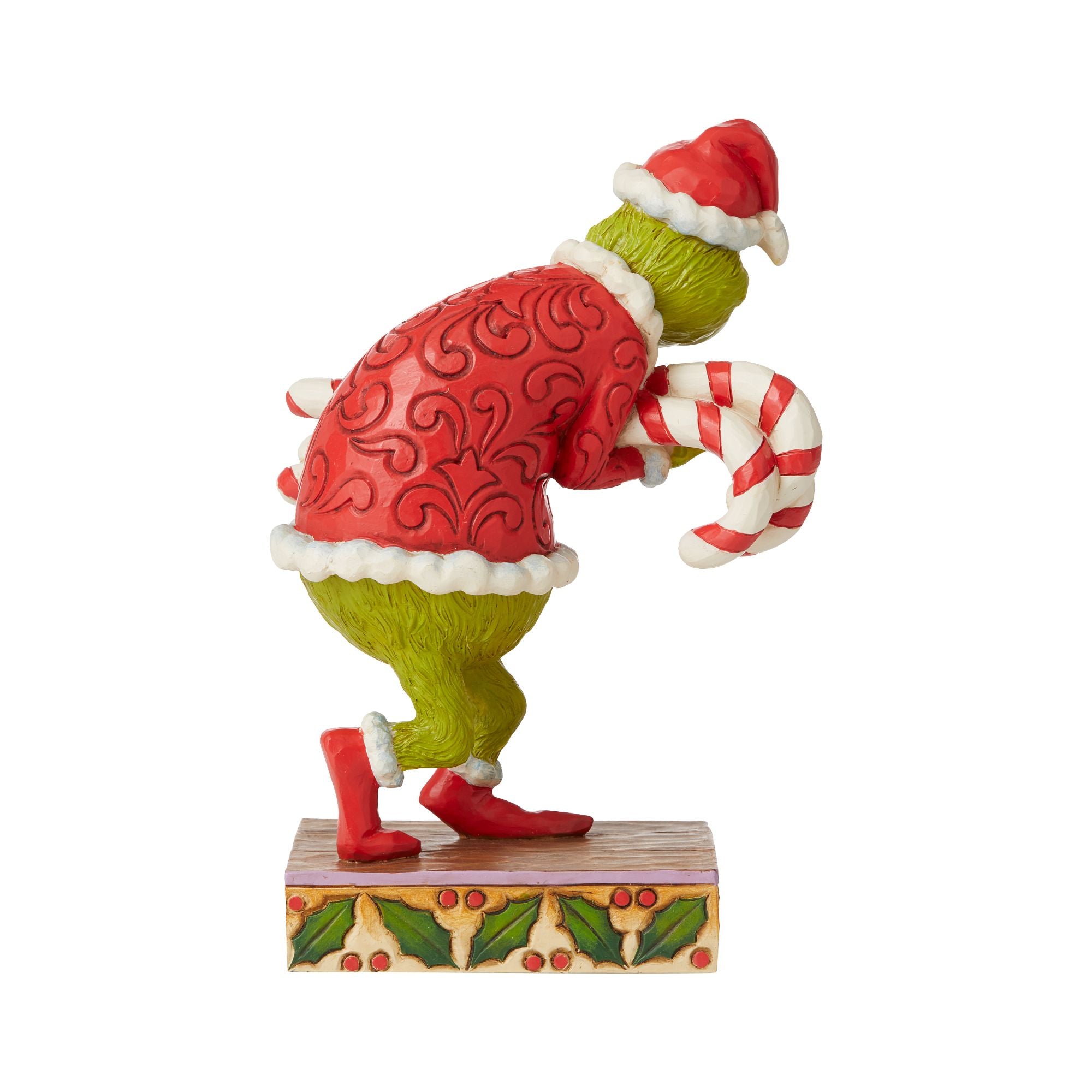 Grinch Stealing Candy Canes Christmas Ornament - Fun Holiday Decor for Tree, Party & Festive Home Decoration