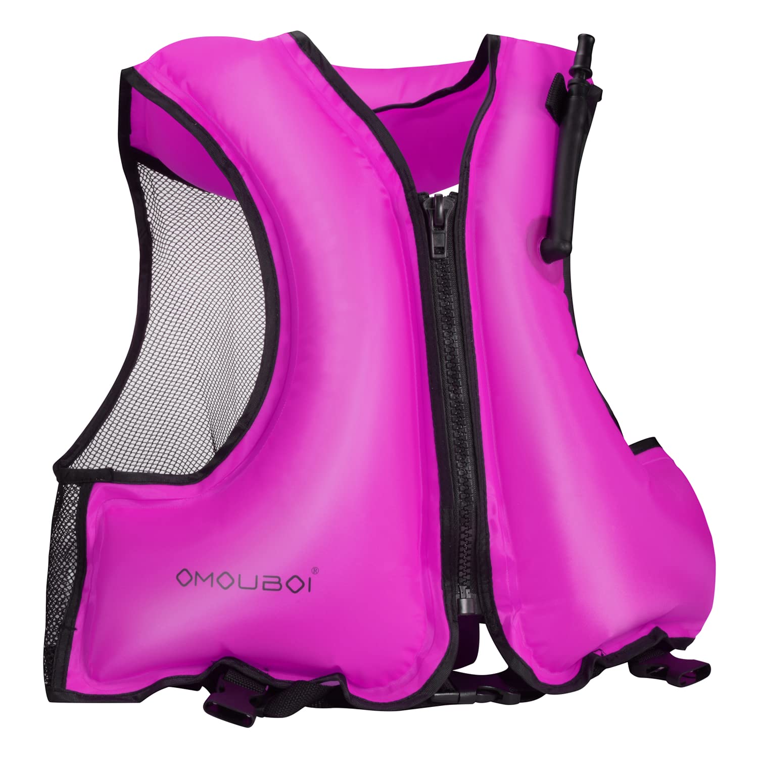 **Inflatable Snorkel Vest for Adults - Adjustable Safety Swim Jacket for Women & Men (40-100kg) - Perfect for Snorkeling, Kayaking, Paddle Boarding, Fishing & Surfing**