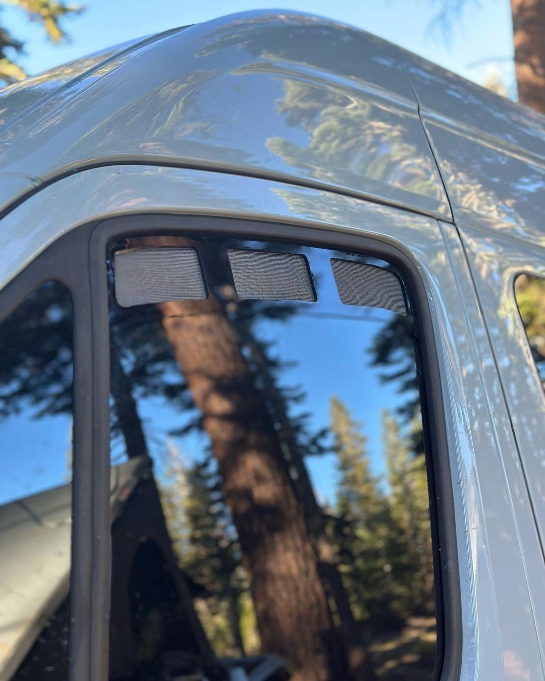 White Top Adventures Bug-Out 2.0 Mercedes Sprinter Van Window Vent Screen Insert for 2007-Present Models - Complete Set for Improved Airflow & Bug Protection | Perfect for Camping, Road Trips & Outdoor Adventures