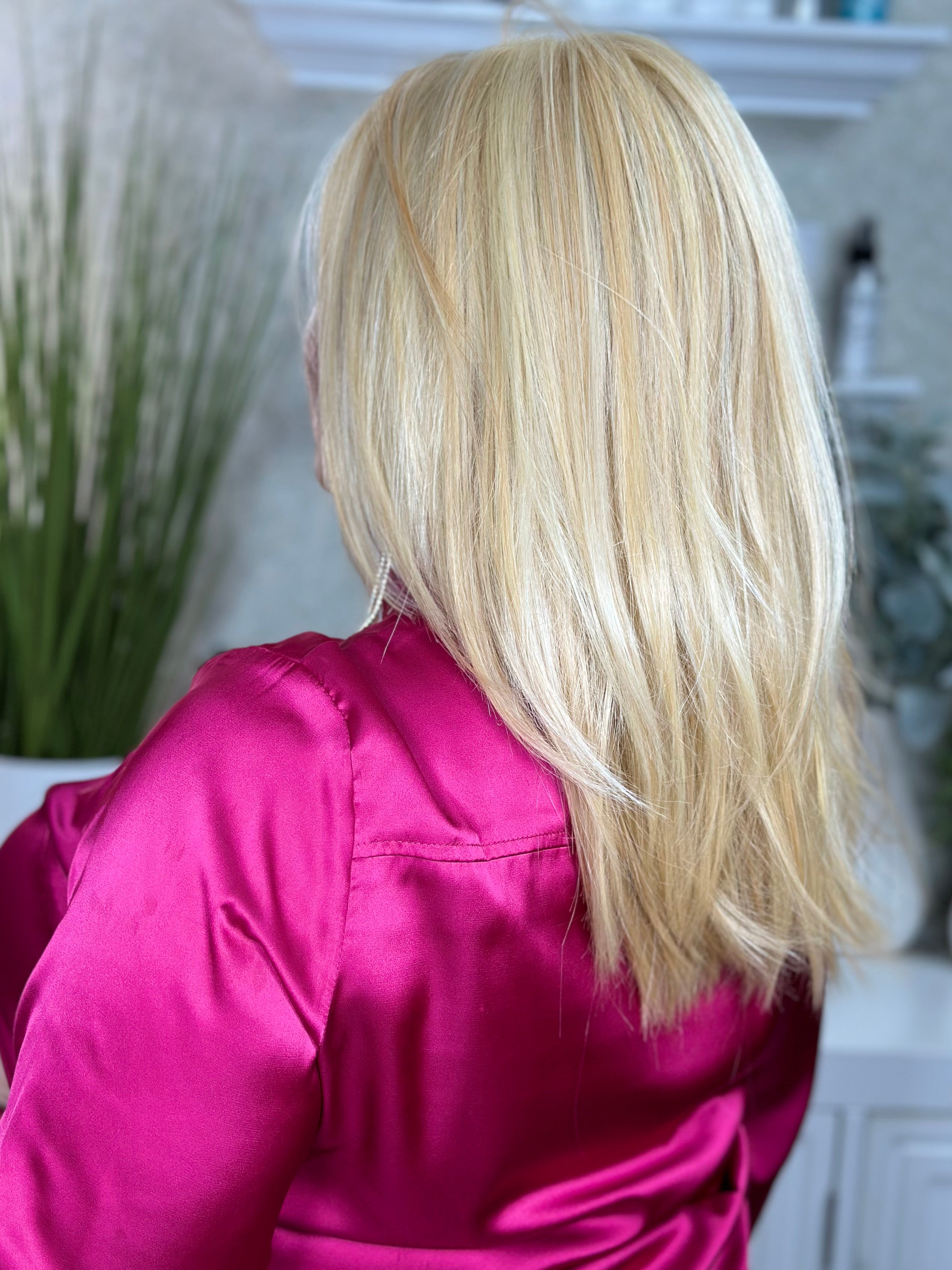 INFINITE LOVE Frosted Honey Blonde Hair Extensions (No Root) - Perfect for Parties, Weddings & Everyday Glam