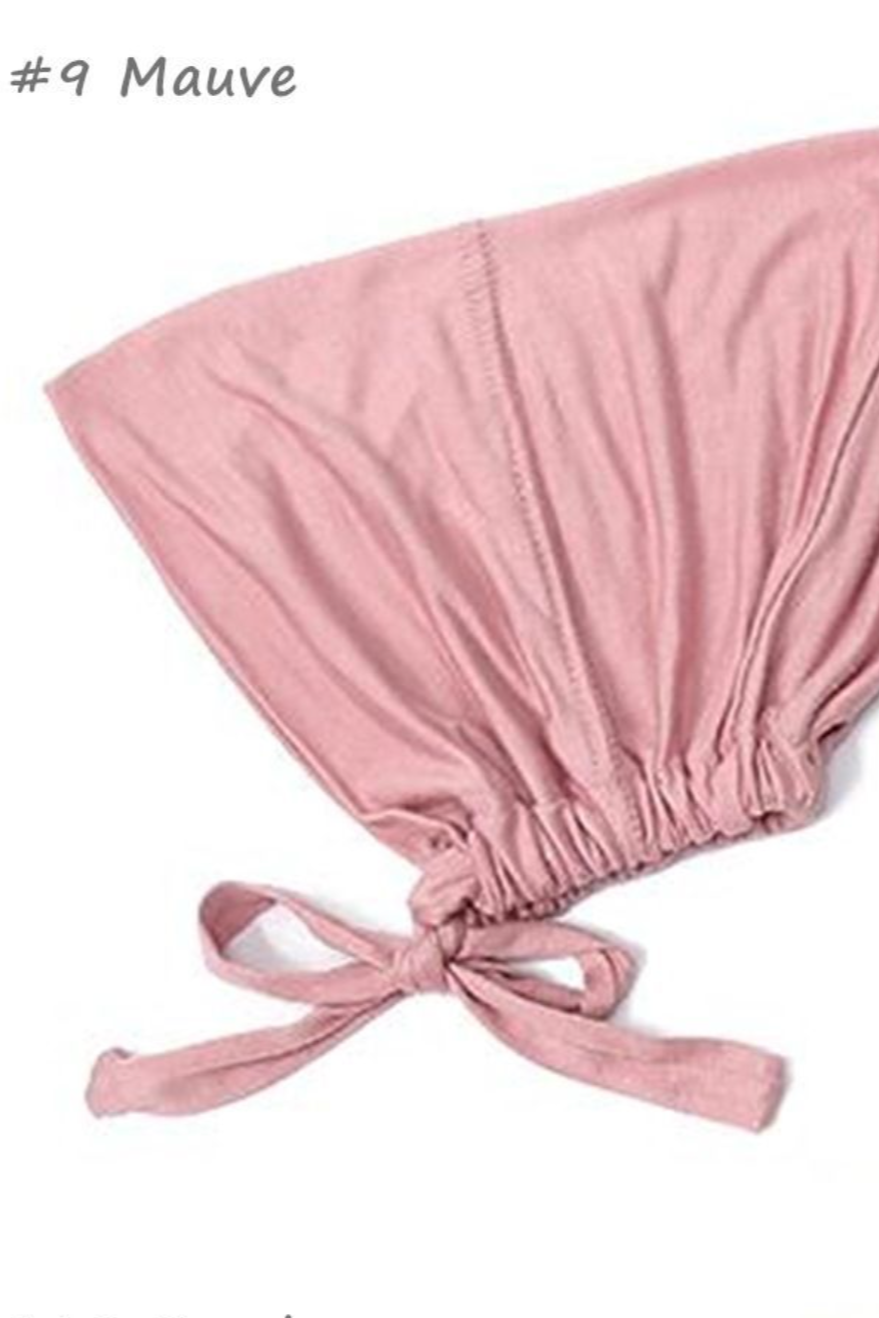 Full Head Cover Under Cap with Belt for Muslim Women - Modest Hijab Scarf for Prayer, Travel & Everyday Wear