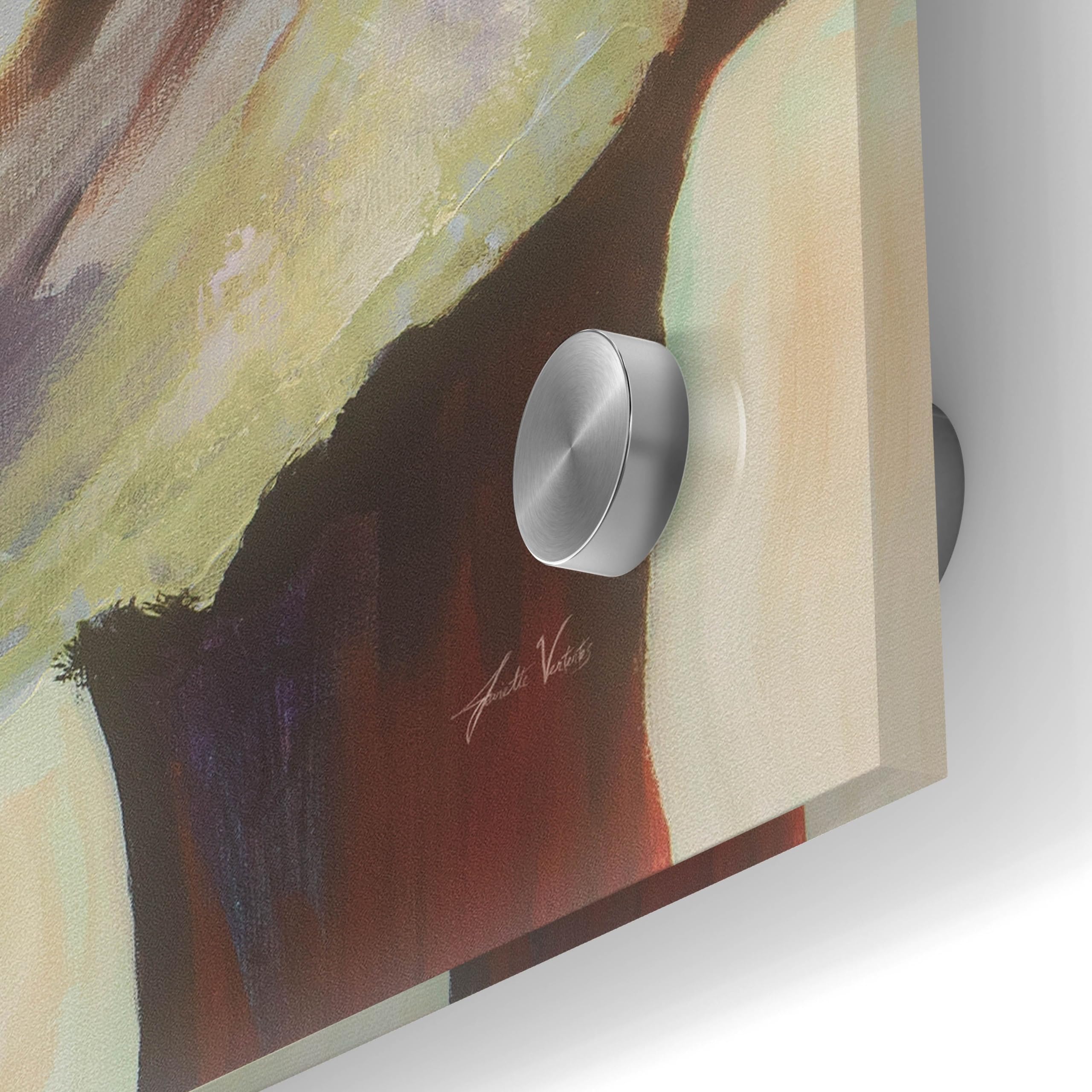 Epic Art 'In Love' by Jeanette Vertentes - 24x24 Inch Acrylic Glass Wall Art Painting - Modern Home Decor for Living Room, Bedroom & Office