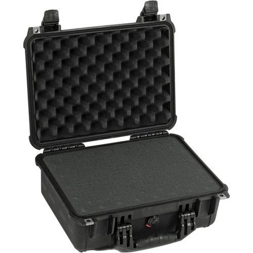 Pelican 1450 Protective Case with Foam Insert - Waterproof Hard Shell Storage for Cameras, Electronics & Equipment - Perfect for Travel, Outdoor Adventures & Professional Use