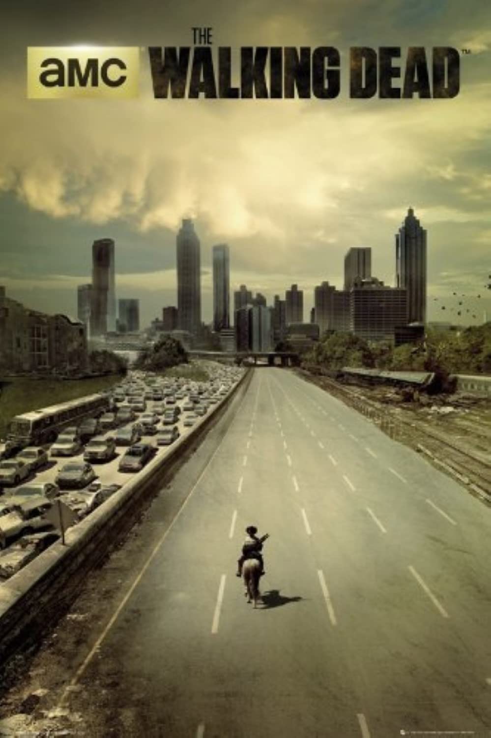 The Walking Dead City Maxi Poster - High Quality 24x36 Inches - Perfect for Home, Office & Fan Room Decor - TV Show & Comic Book Wall Art Gift for Fans