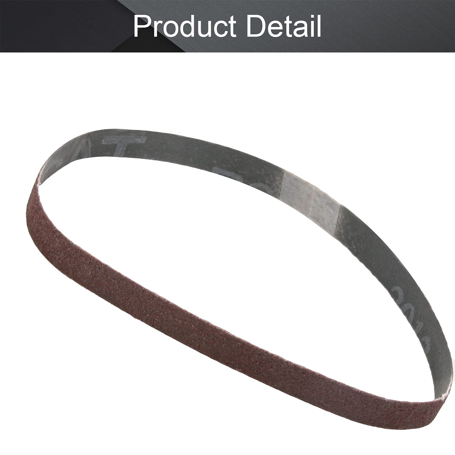 Utoolmart 10-Pack 0.4x13 Inch 120 Grit Aluminum Oxide Sanding Belts - Premium Abrasive Sandpaper for Wood Finishing, Metal Polishing & Drywall Sanding - Fits Portable Belt Sanders - Ideal for DIY Projects, Furniture Refinishing & Sharpening Tools