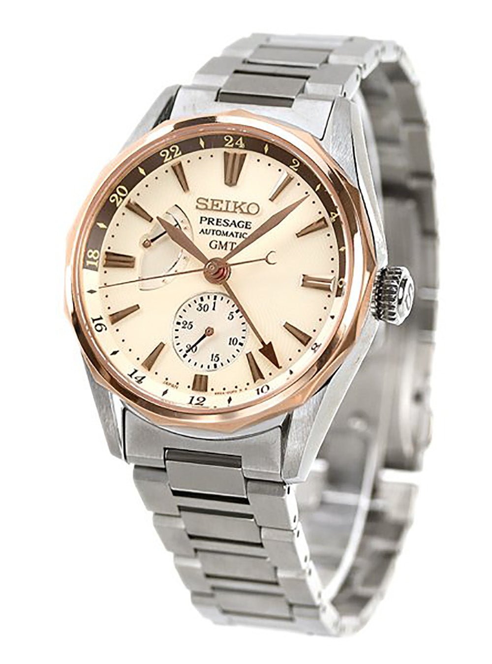 SEIKO Presage Automatic Watch SARF012 - Japanese Made Mechanical Timepiece for Men, Ocean Traveler Collection | Perfect for Business, Casual & Travel Use
