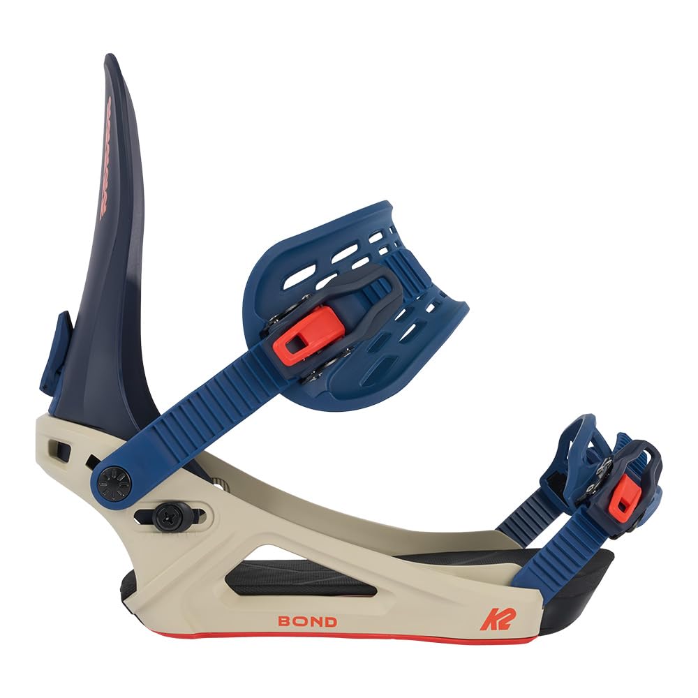 K2 Snowboard Bindings for Men - Adjustable Strap & Highback for All-Mountain Riding - Perfect for Freestyle, Powder & Park Snowboarding