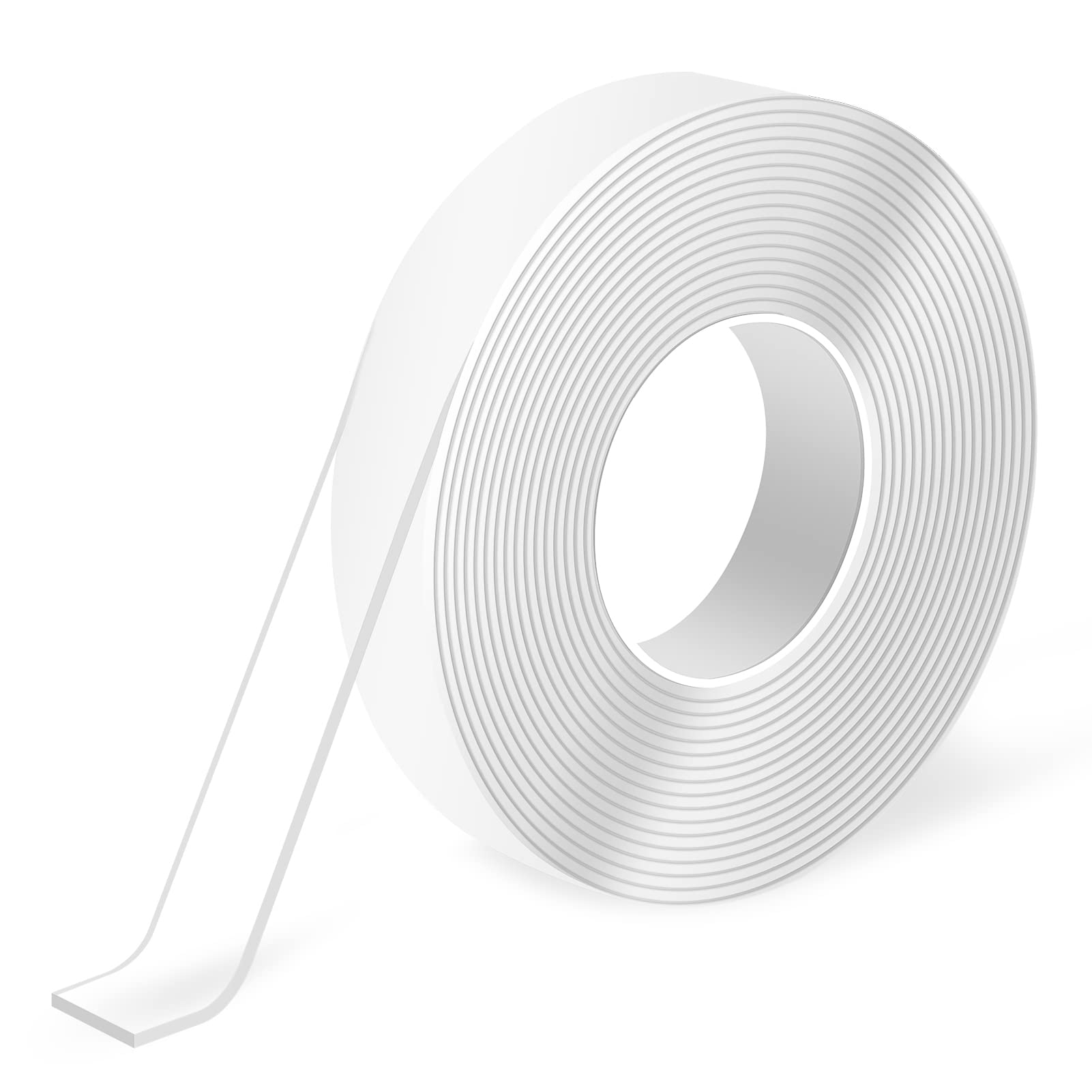 Art3d 10FT Double-Sided Mounting Tape - Heavy Duty Removable Adhesive Foam Strips for Hanging Pictures, Posters, Mirrors & Home Decor - Clear Transparent Strong Hold - Perfect for Walls, Doors, Glass & Smooth Surfaces