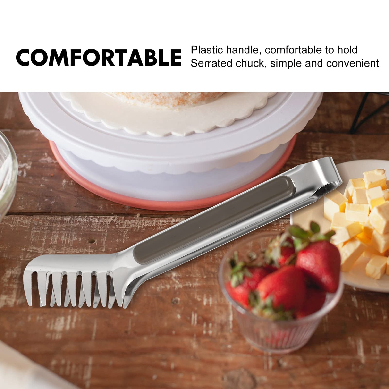 Heavy Duty Pasta Clips - Stainless Steel Fettuccine Noodle Holder for Cooking & Baking