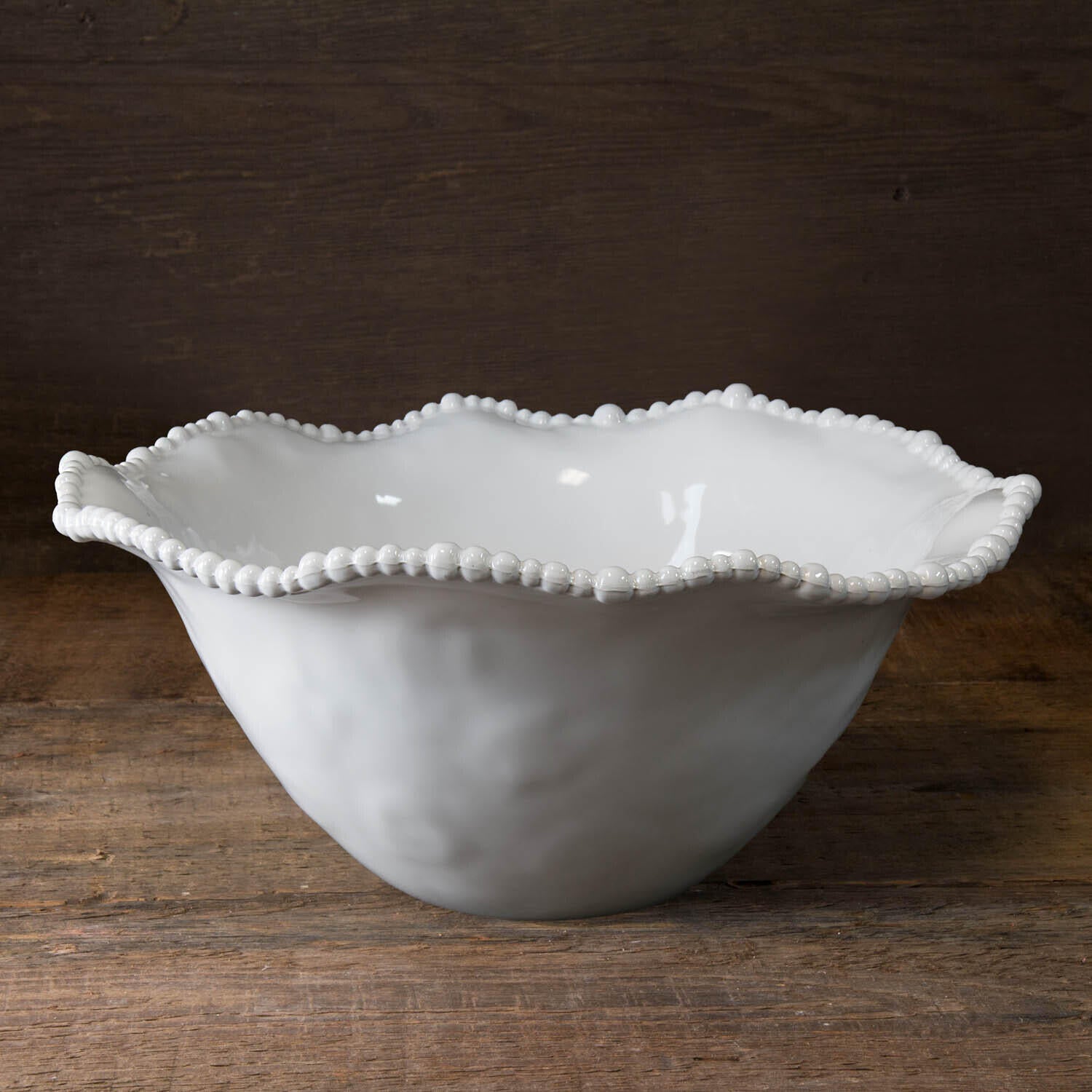 Beatriz Ball VIDA Alegria Large Serving Bowl - Elegant Glass Fruit Salad Bowl for Entertaining, Parties & Home Decor