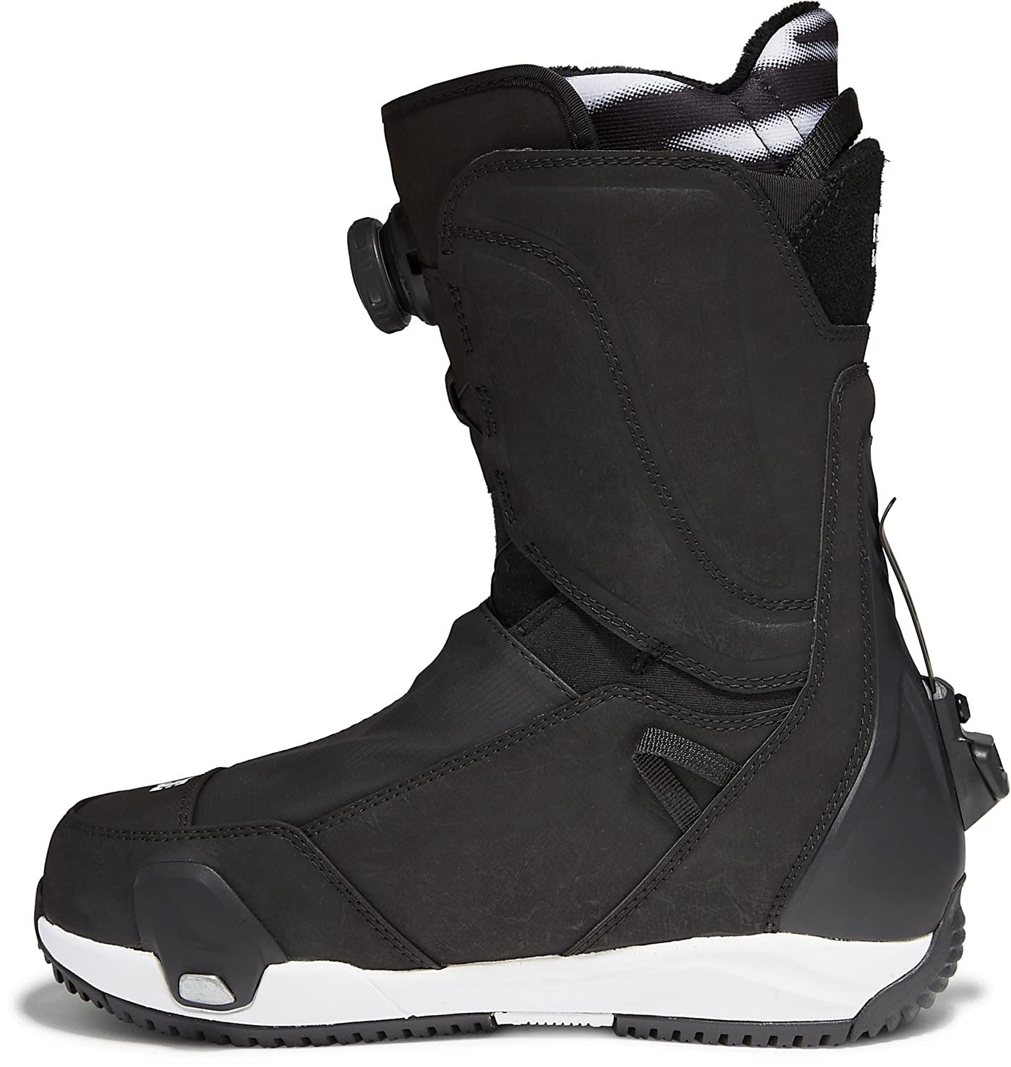 DC Step On Mora BOA Women's Snowboard Boots - Black, Size 7.5 | Comfortable & Secure Fit for All-Mountain Riding & Freestyle Snowboarding