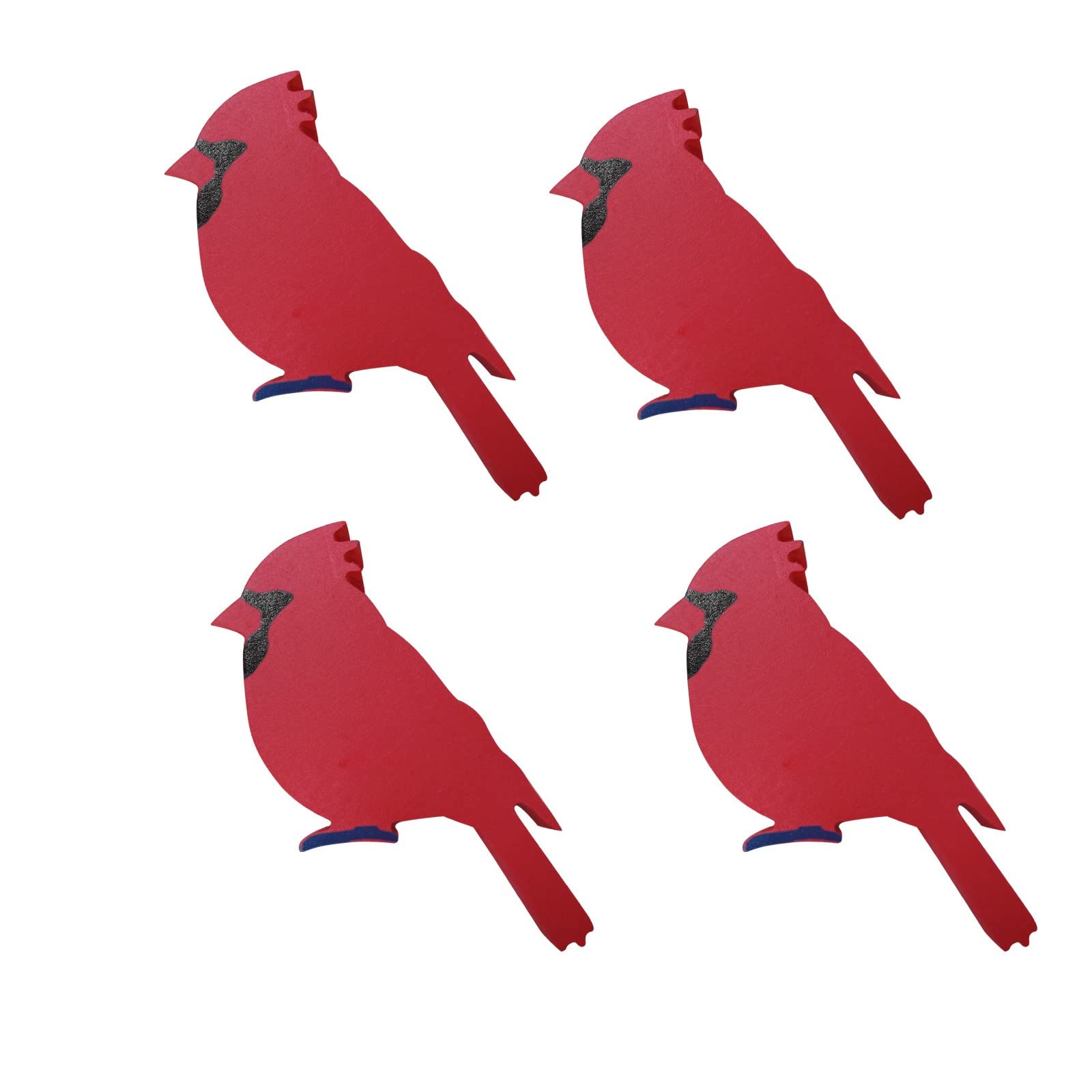 Colorful Red Cotton Bird Window Frame Decor - Home Door Sill Ornament for Seasonal & Holiday Decoration (Size D, One Size) - Perfect for Living Room, Bedroom, Nursery & Front Door Decorating
