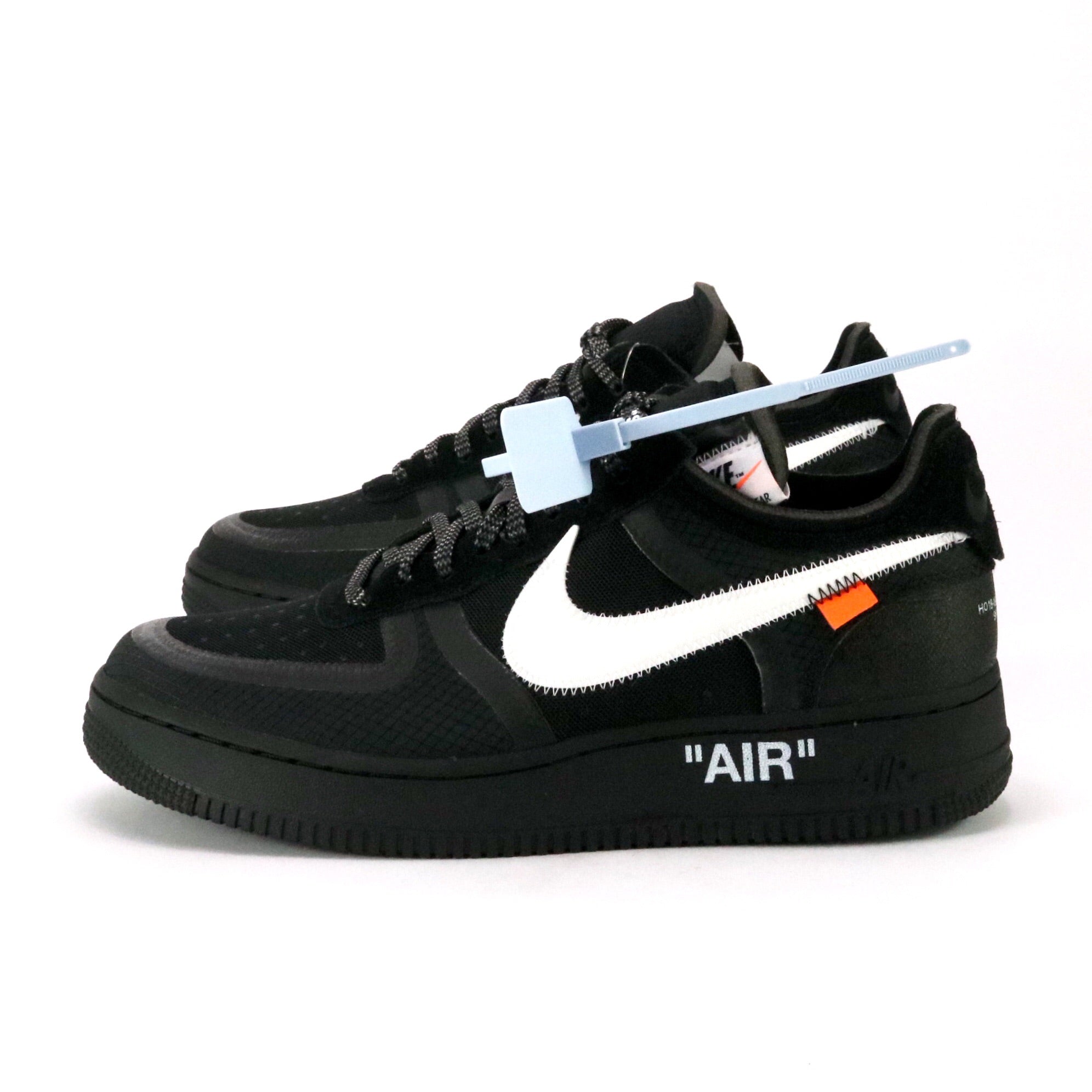 OFF WHITE x Nike The Ten: Air Force 1 Low Black White Cone Black Sneakers - Limited Edition Streetwear Shoes for Men & Women | Perfect for Urban Fashion, Sneaker Collecting and Casual Wear