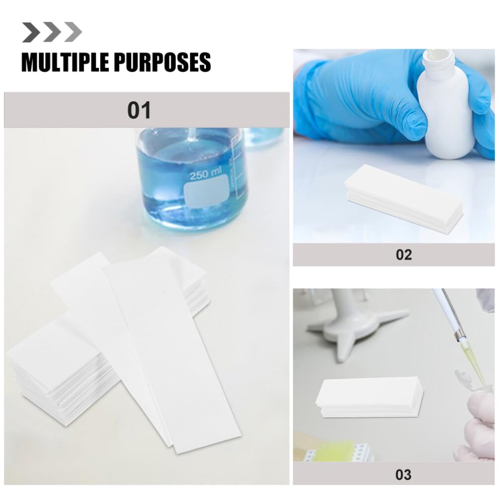 iplusmile 200pcs Chromatography Paper Strips - Filter Paper for Science Experiments, Chemistry Classroom, Pigment Separation & Lab Use | Perfect for DIY Science Projects & Educational Activities