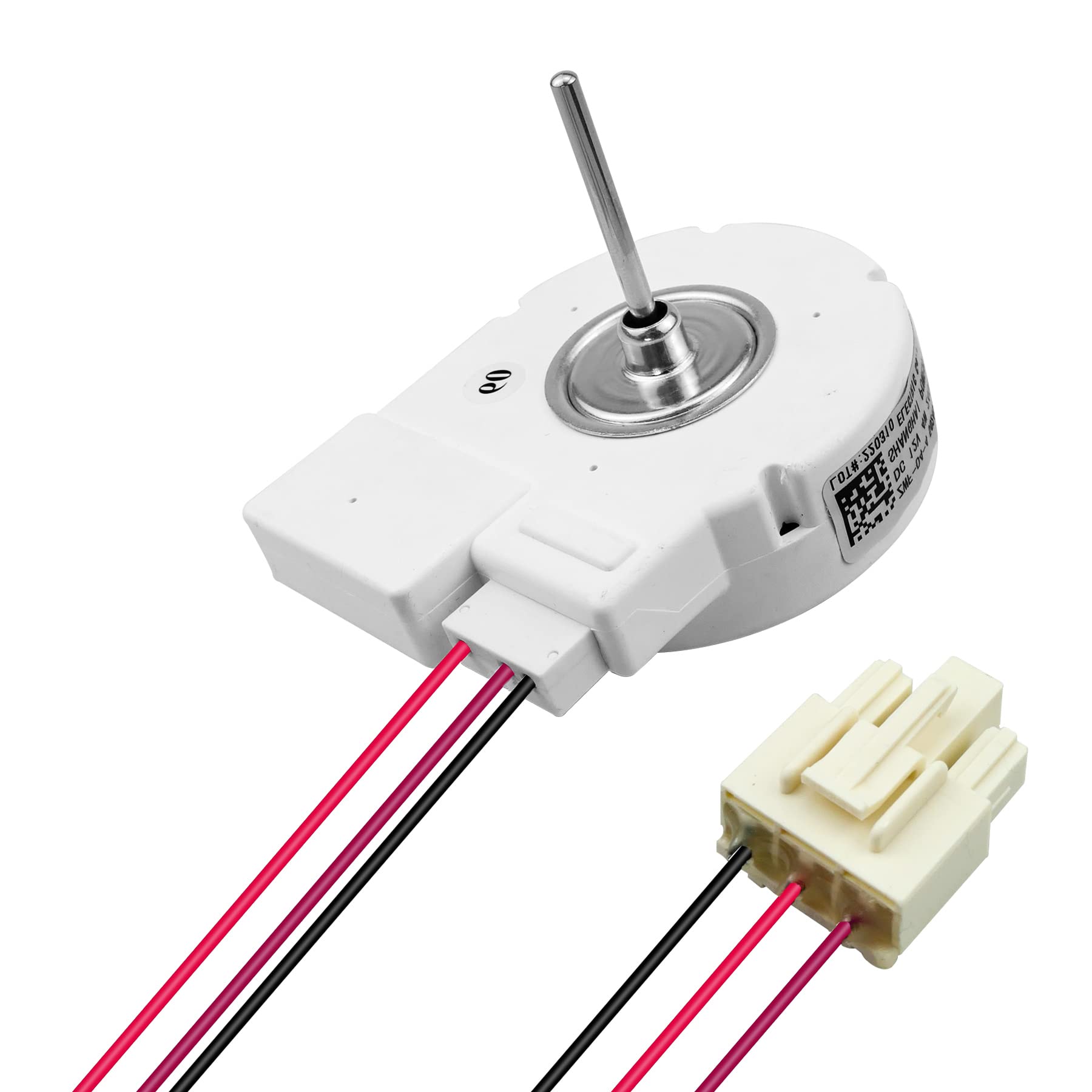 12V 4W Refrigerator Evaporator Fan Motor - Compatible with Midea BCD-330WTV, Vissani, Frigidaire, Magick Chef - Replaces 50240401000p & ZWF-02-4 - Perfect for Freezer Condenser Cooling & Refrigerator Repair - Ideal for Home, Restaurant, and Commercial Use