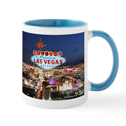 White/Blue Inside - Las Vegas Mug
