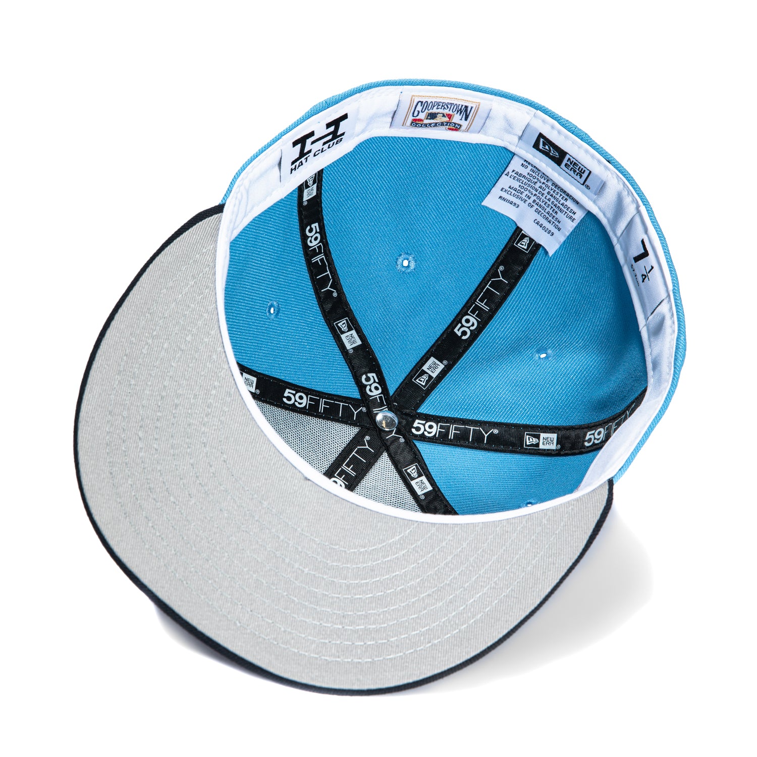 New Era 59Fifty Corduroy St Louis Cardinals MLB Baseball Cap with Inaugural Patch - Light Blue & Navy - Perfect for Game Day, Sports Fans & Casual Wear