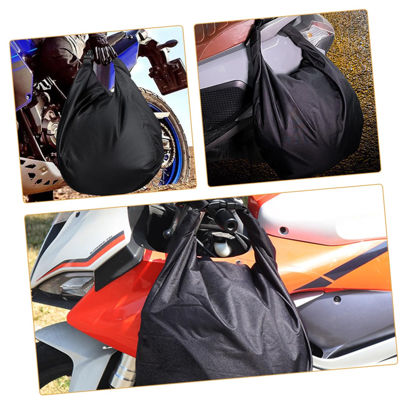 GLEAVI Motorcycle Helmet Storage Bag - Portable Helmet Holder & Container for Bikers - Perfect for Travel, Commuting, and Secure Storage