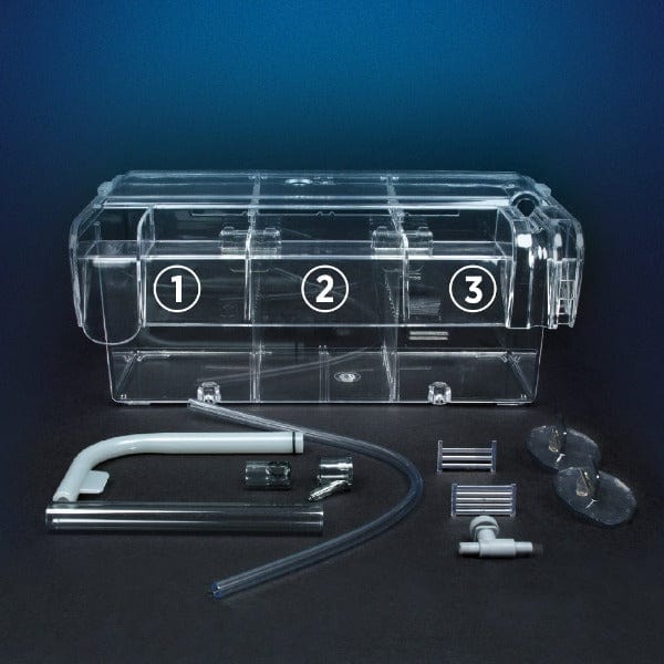 Fluval Multi-Chamber Fish Breeding Box - Transparent Acrylic Aquarium Hatchery for Livebearers & Fry - Perfect for Guppies, Mollies & Betta Fish Breeding Tanks