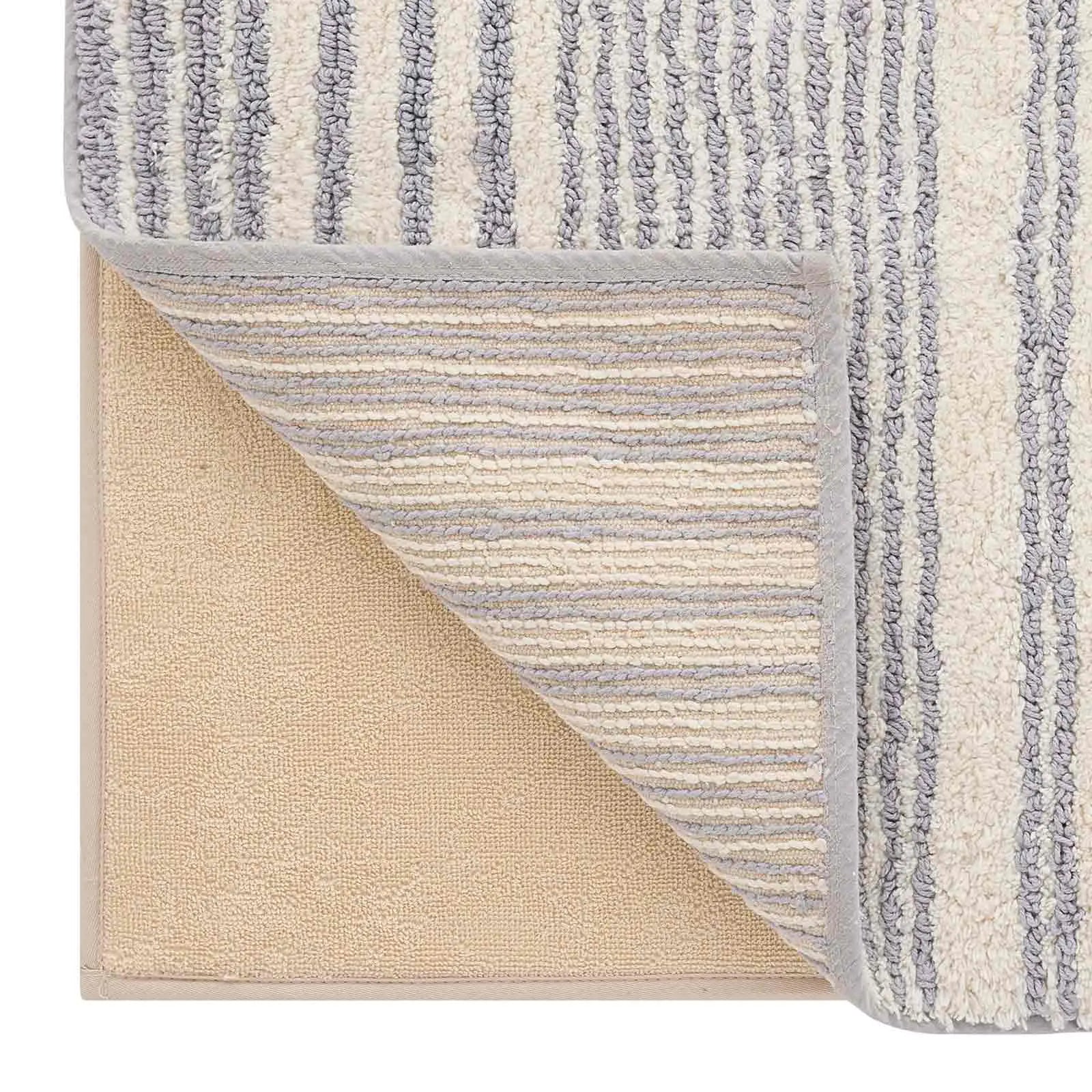 Soft and Absorbent Bath Mat for Bathroom - Non-Slip Memory Foam Floor Rug with Coastal Design, Perfect for Showers, Bathtubs and Spa Relaxation