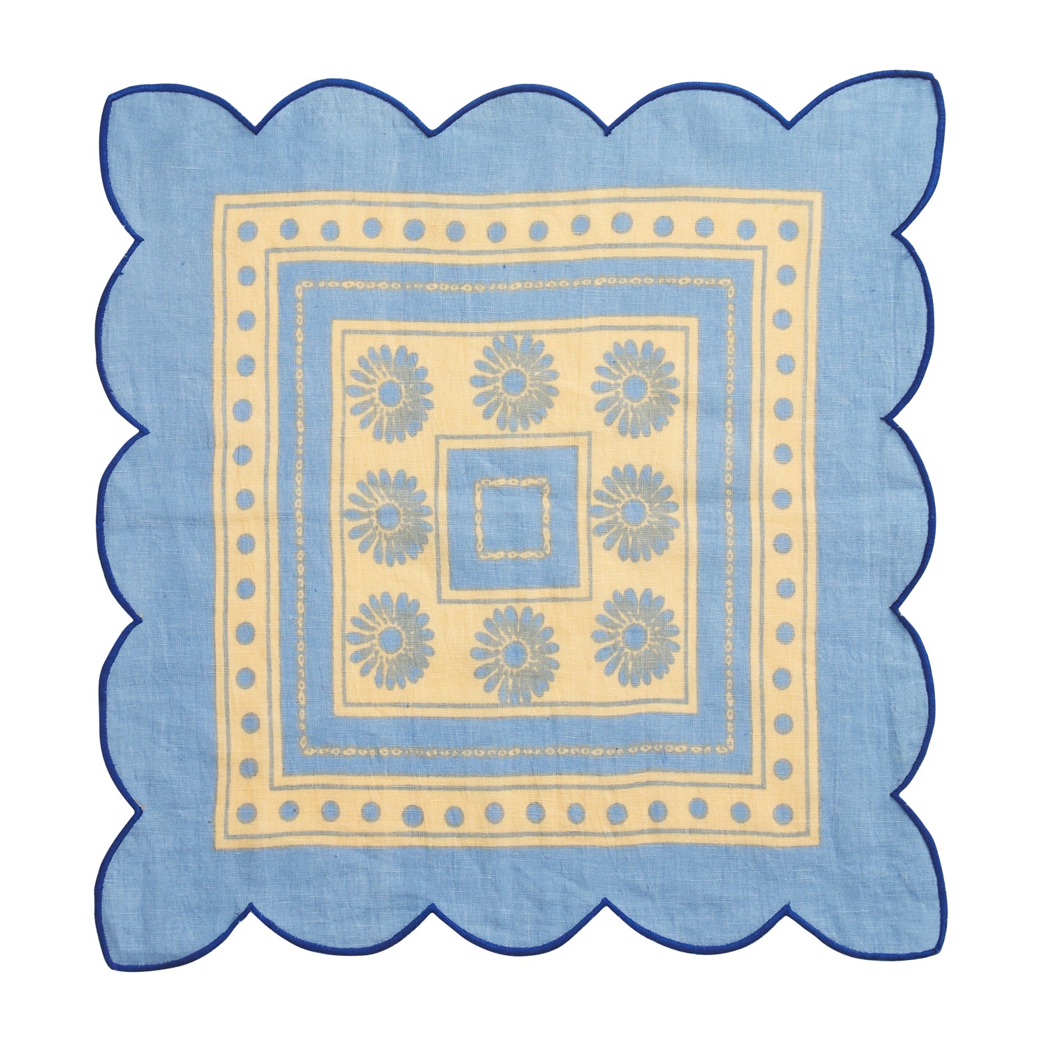 Premium American Denim Napkin Set - Blue Jean Style for Elegant Dining & Home Decor | Perfect for Dinner Parties, Weddings, and Rustic Table Settings
