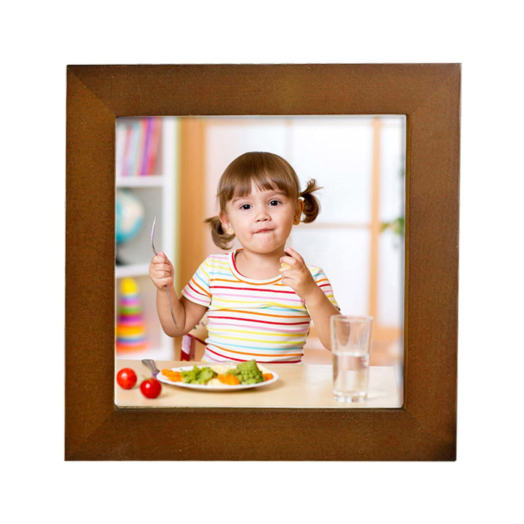 Handcrafted Wooden Photo Frame - Elegant Picture Holder for Living Room, Home Decor & Wall Display | Perfect for Family Photos, Wedding Memories & Office Decor