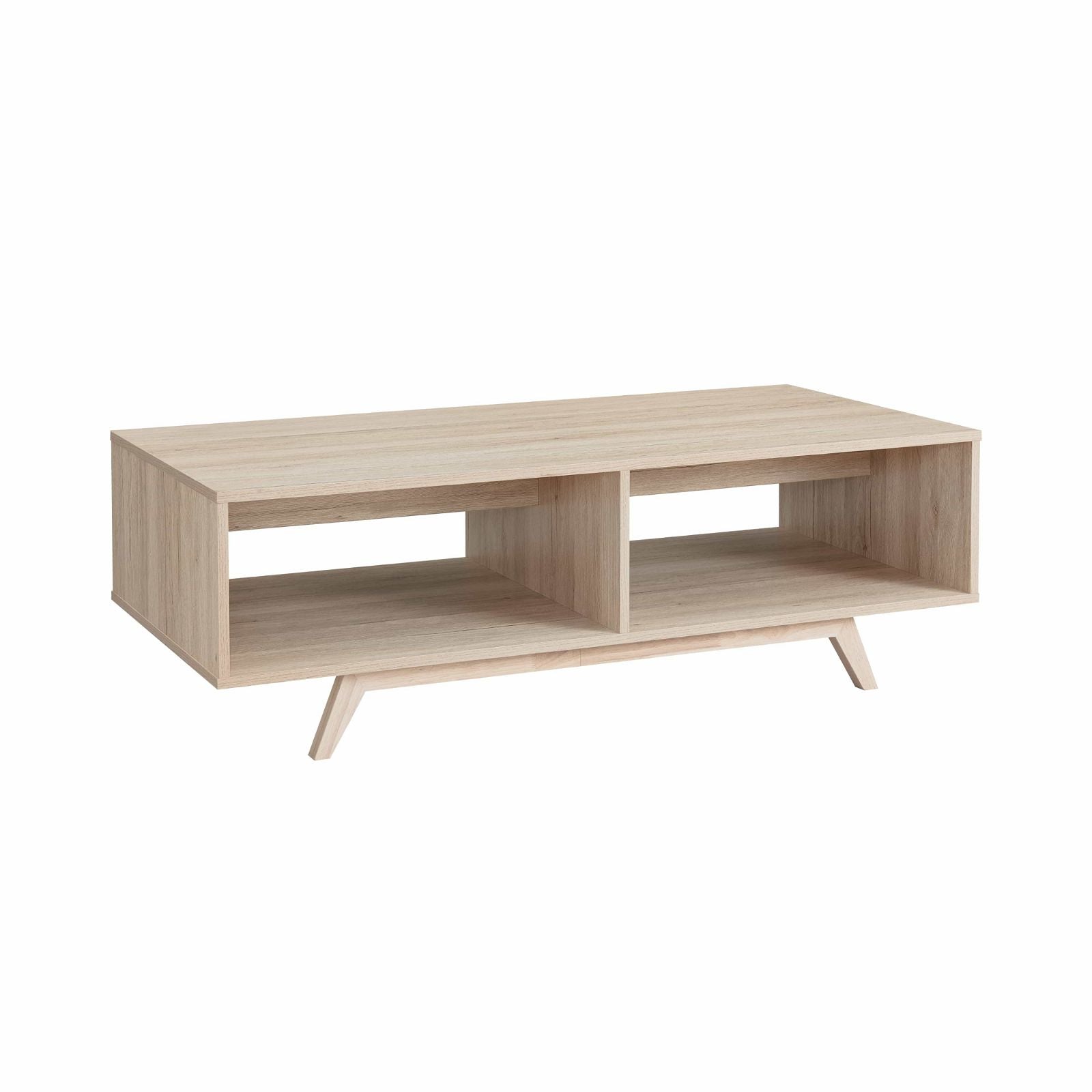 Tauris™ Metro Light Oak Coffee Table - Modern Living Room Furniture for Small Spaces & Apartments